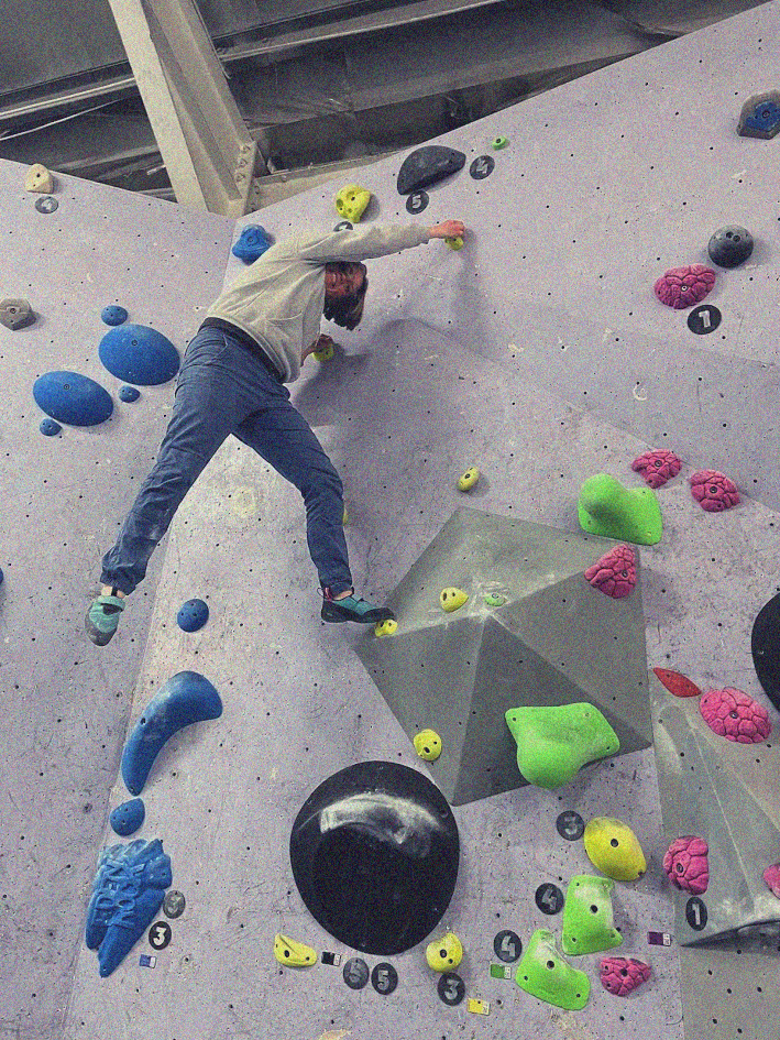 Climbing at Alien Rock