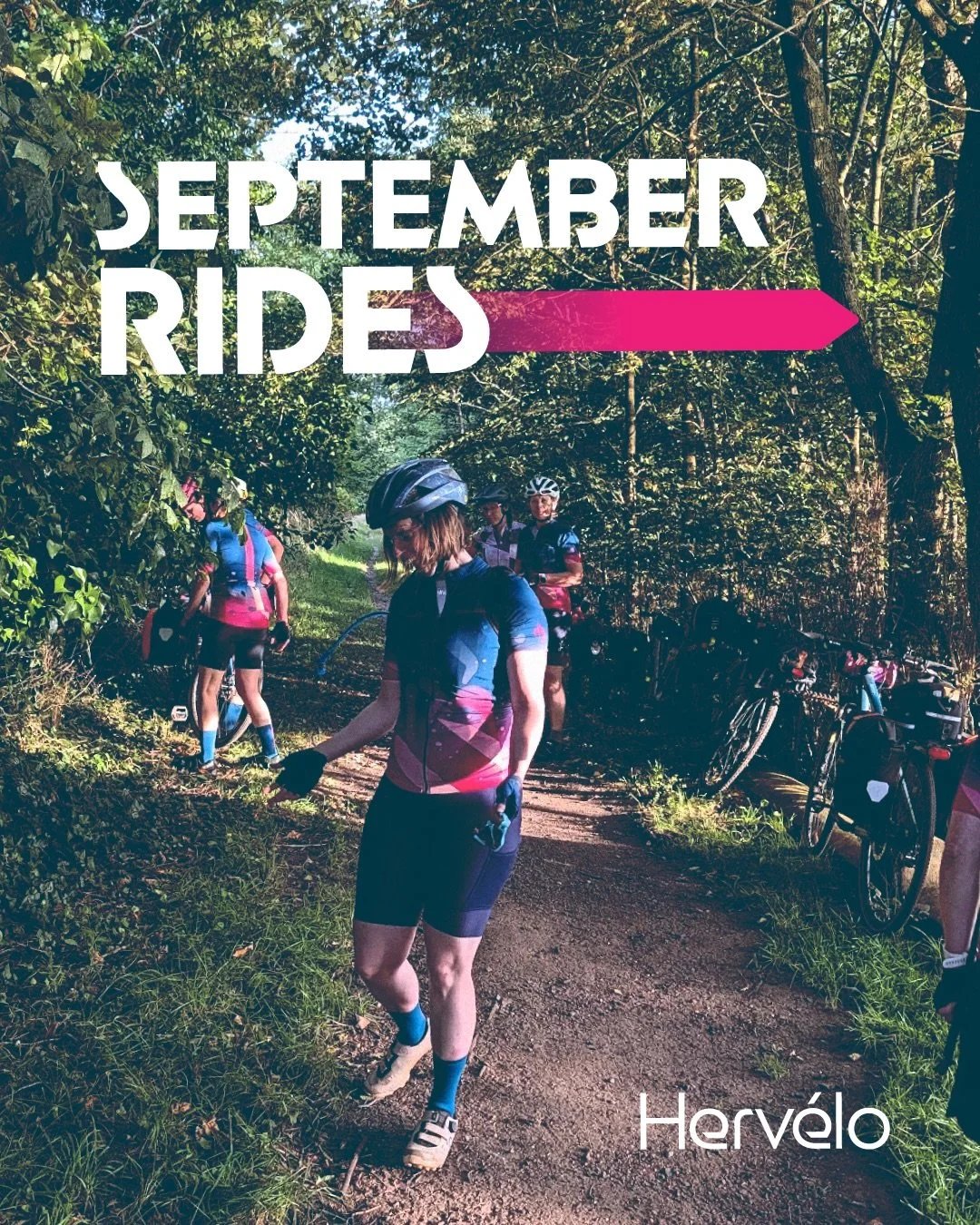 September&rsquo;s rides are out! Sign up on our website - link in bio!