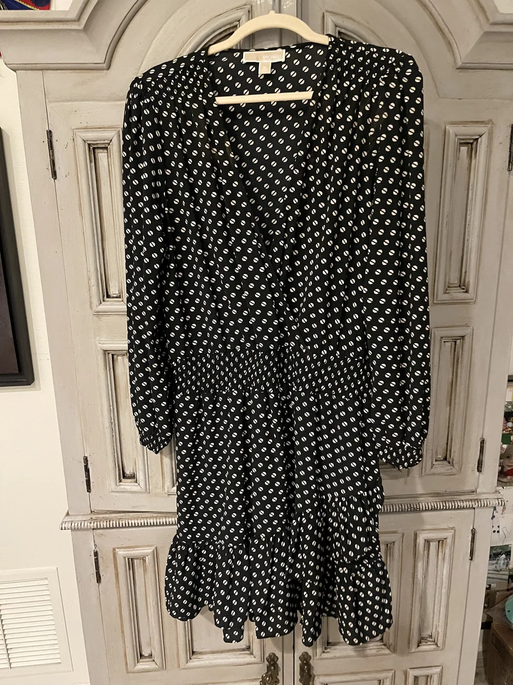 Michael Kors Faux Wrap Polka Dot Dress  Simply Shop Curated Fashion
