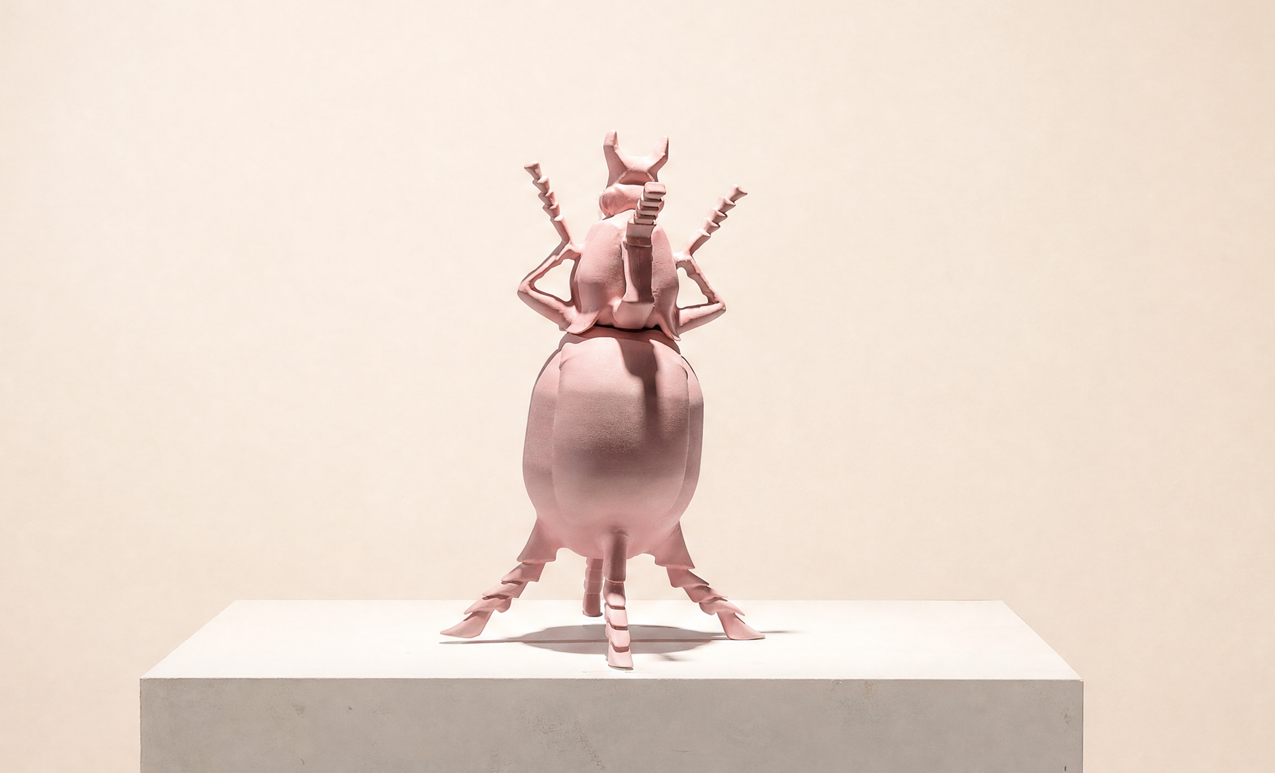   Micro Specimens #2 , 2021, 3D-printed ceramic, 18.5 × 12 × 12 inches 