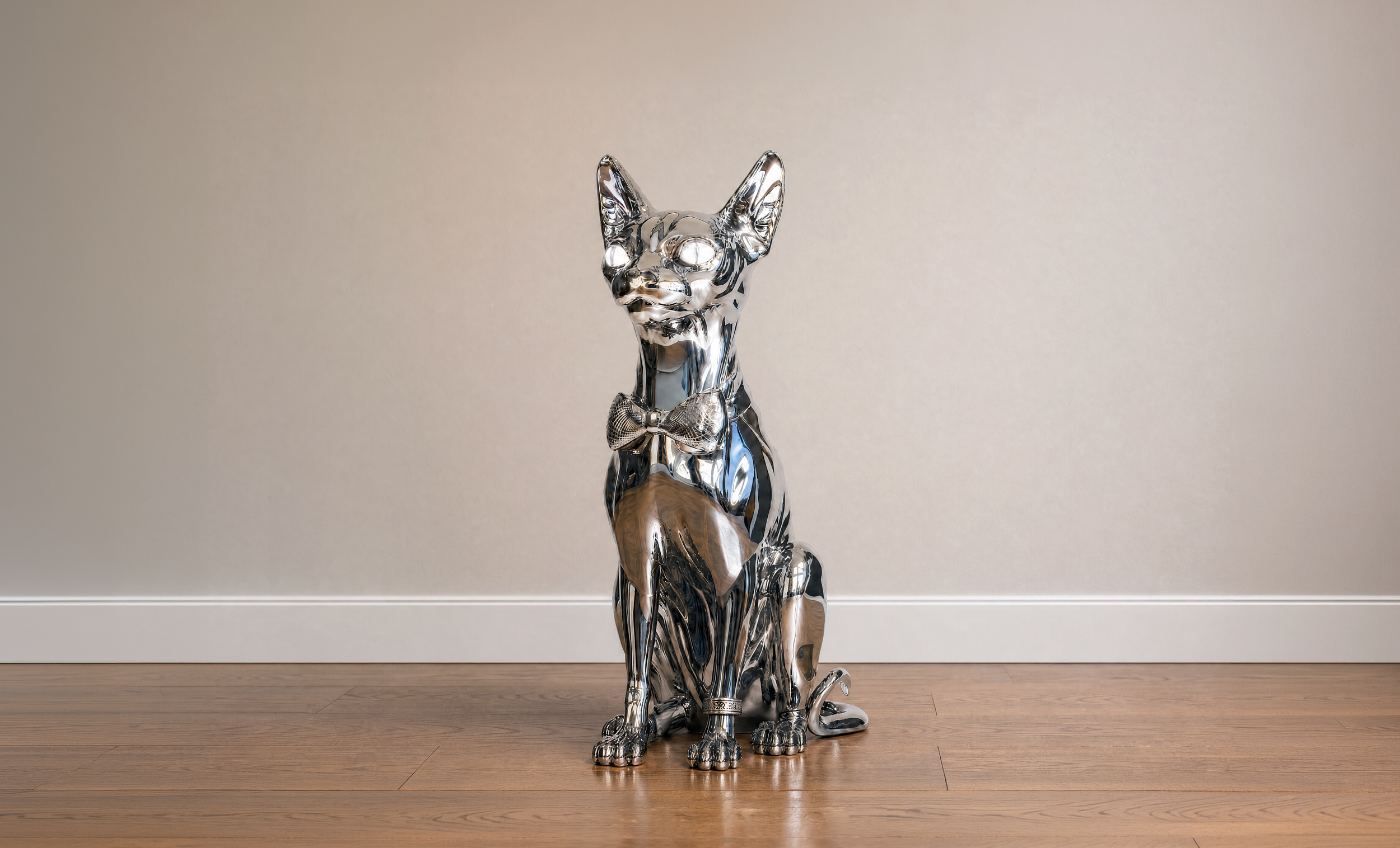   Bastet Refabricated , Portable Hi-Fi Bluetooth Speaker, 2026, 28.3 × 22.7 × 13.4 inches, limited edition of 200, Patent(s) CN217116326U, CN115019821B, CN217445516U Produced by TAIRANHAO STUDIO®  Engineered with custom amplifier powering SEAS Presti
