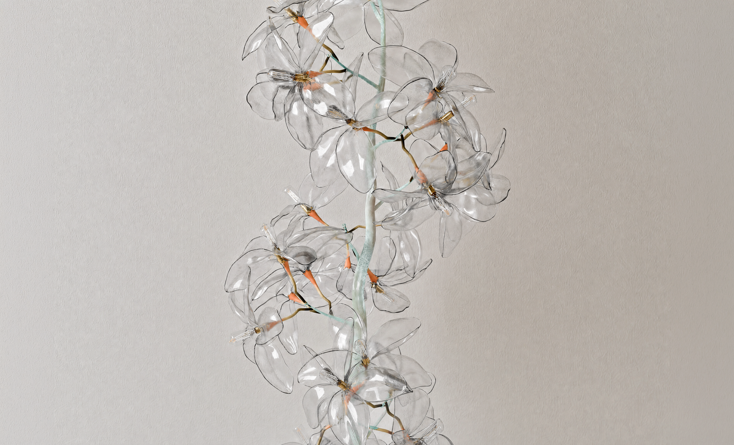   Flower Lamp , Floor Lamp, 2024, 18.2 × 14.7 × 59.7 inches, limited edition of 200, Produced by TAIRANHAO STUDIO® 