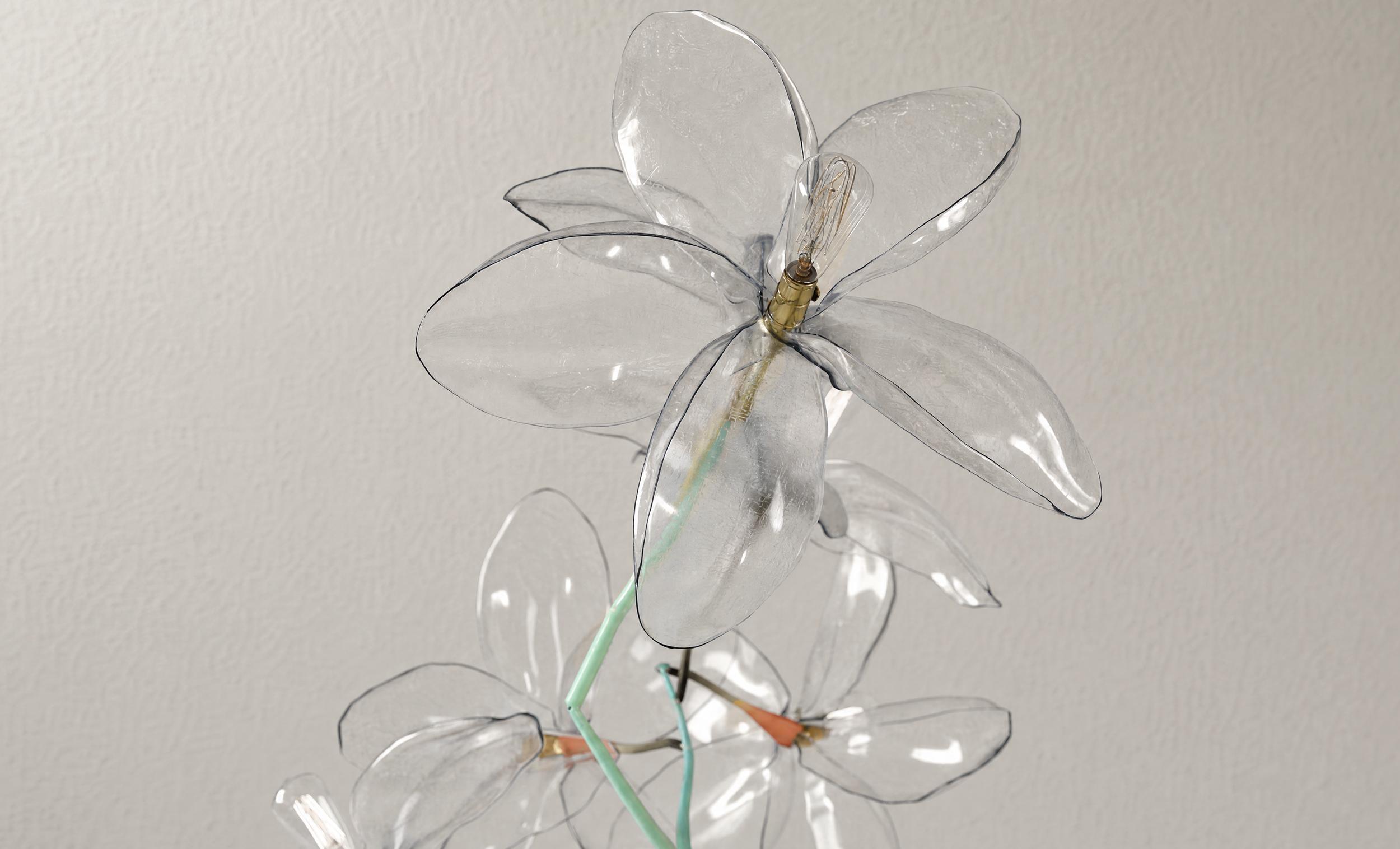   Flower Lamp , Floor Lamp, 2024, 18.2 × 14.7 × 59.7 inches, limited edition of 200, Produced by TAIRANHAO STUDIO® 
