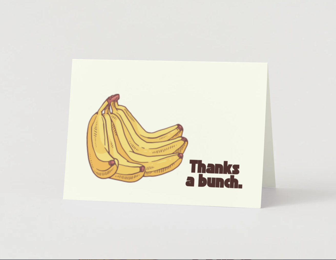 Thank You Card - Thanks a Bunch!