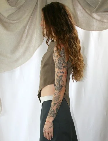 SS26 Tunic Shirt Taupe Side 1.jpg