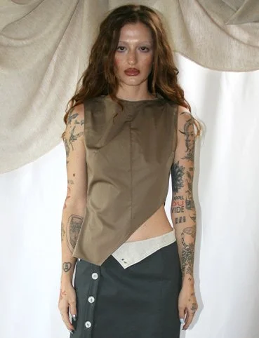 SS26 Tunic Shirt Taupe Front.jpg