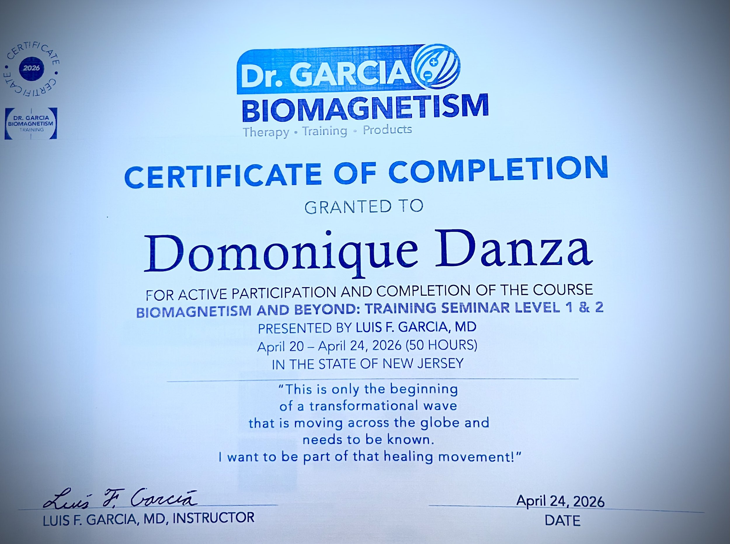 2026 Biomagnetism and Beyond Level 1 and 2