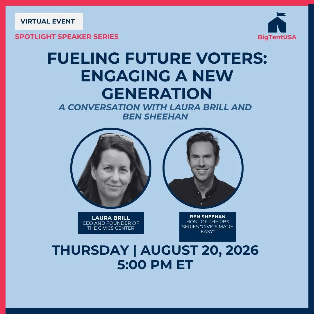 How can you help protect our democracy? By engaging our newest voters: high school students.

Our founder Laura Brill sits down with @bigtentusa to demo our latest research and tools, giving everyone the chance to make an impact before the midterms. 