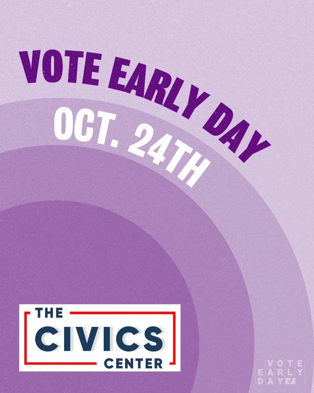 #VoteEarlyDay is TODAY! 🗳️ Early voting makes it easier (and often faster) to make your voice heard, and it means last-minute surprises won't keep you from casting your ballot.
 
Are you voting early today? Let us know in the comments! @voteearlyday