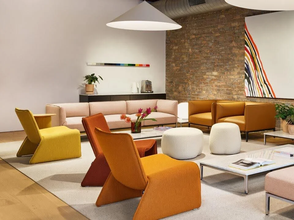 naughtone | Mimo sofa (and chair), Fin Chair, Mimo table, Truffle pouf