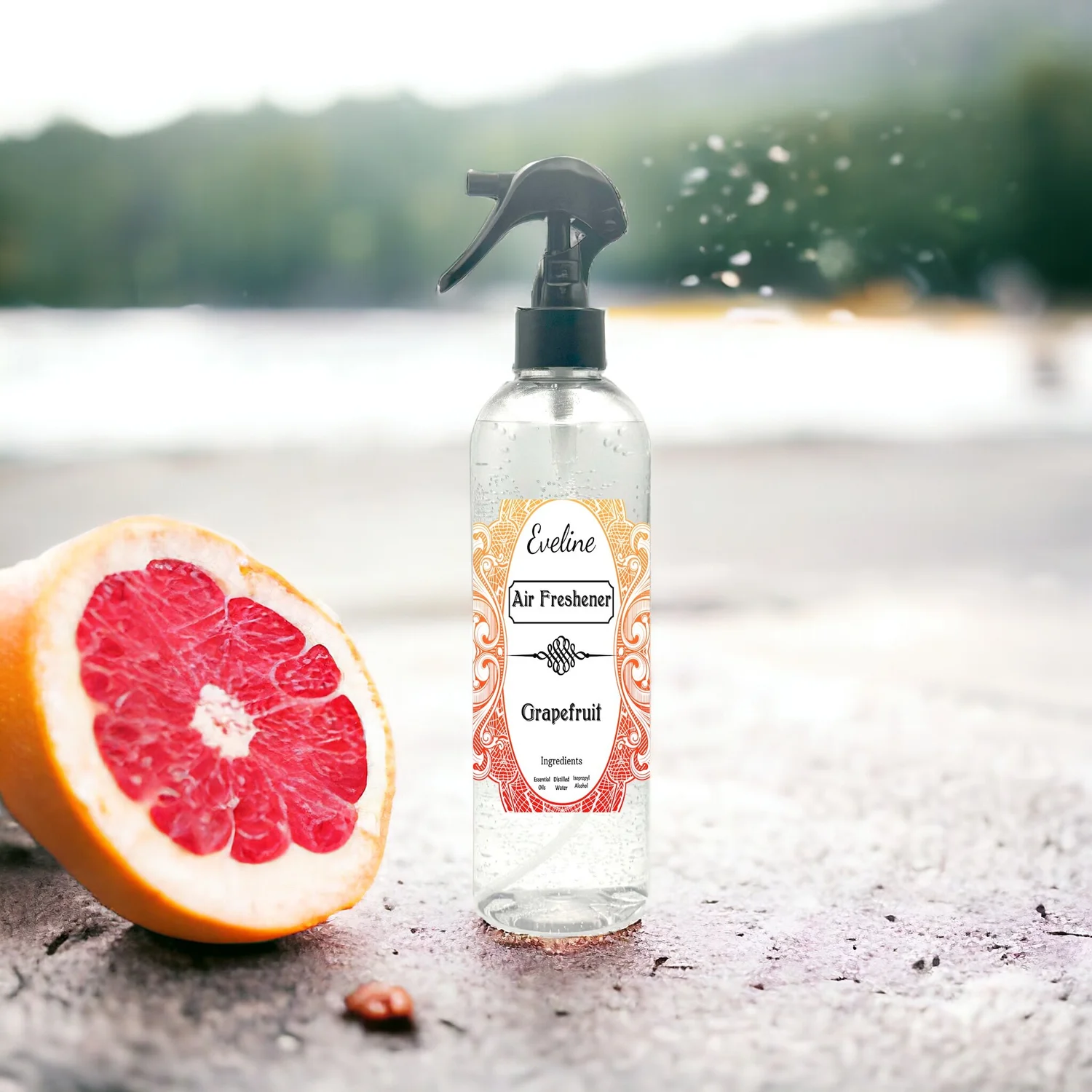 Grapefruit Air Freshener Natural Lavender oil, teakwood oil