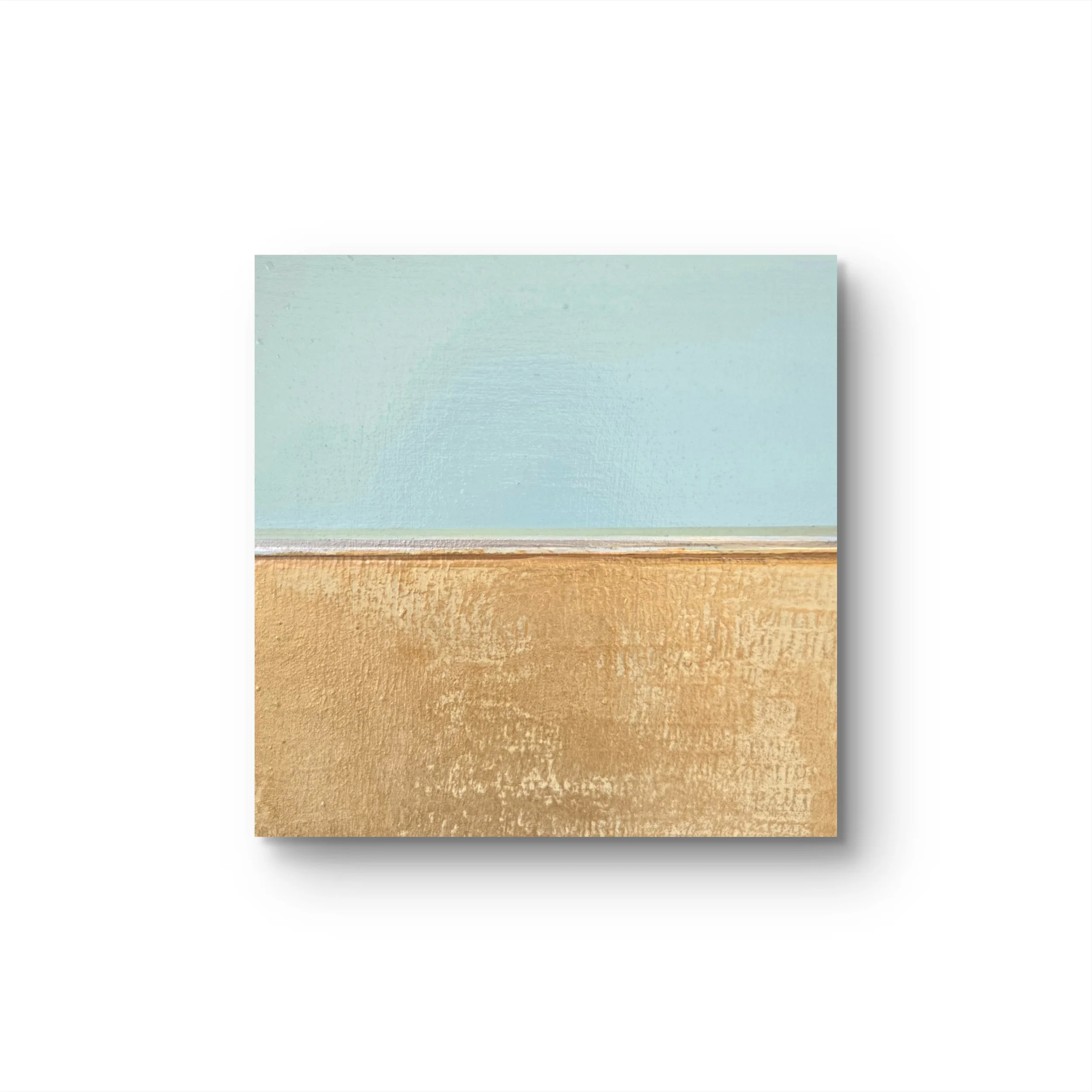 Held by Horizon. 
Acrylic on wood.
 6 x 6 - $150