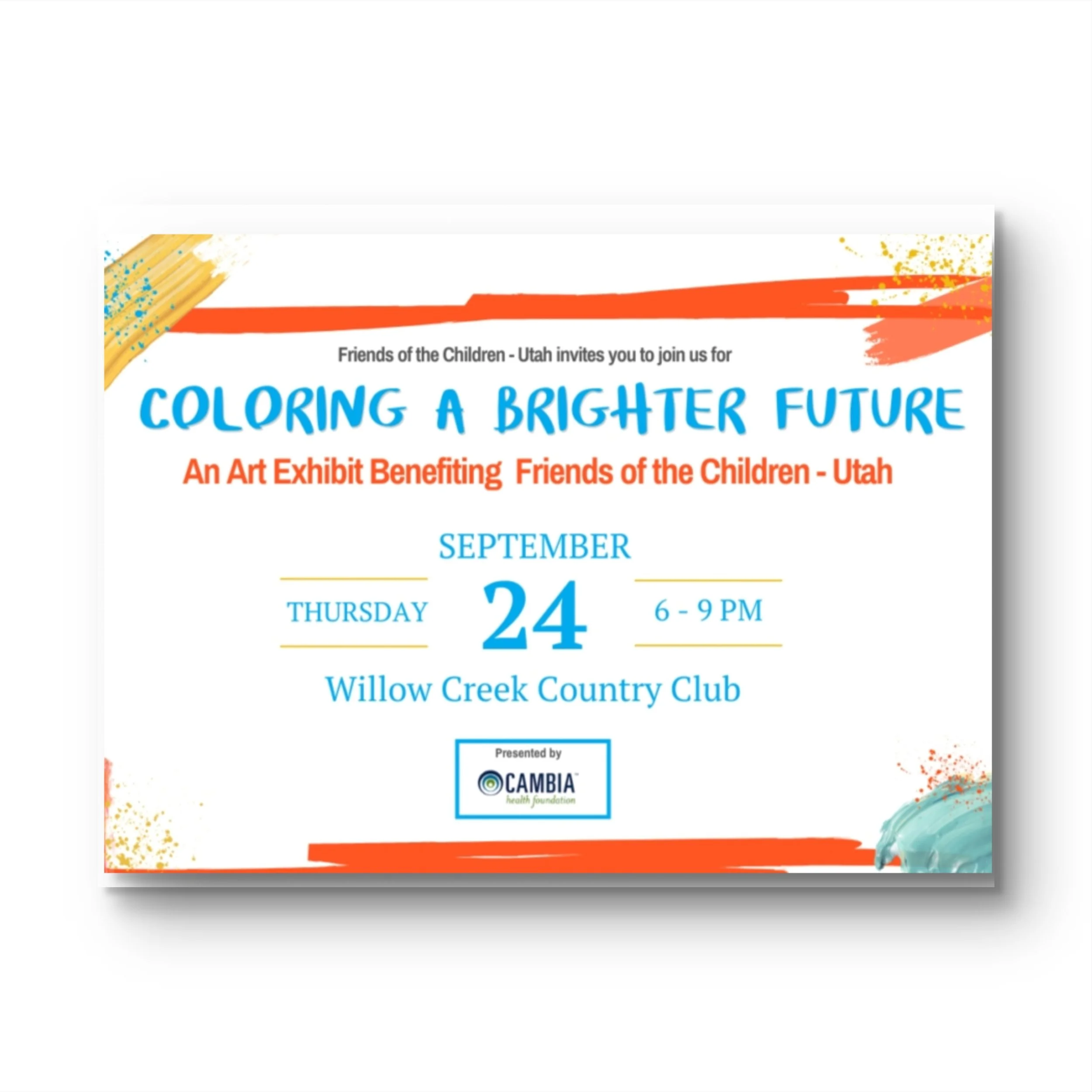 Coloring a Brighter Future Art Exhibition 
