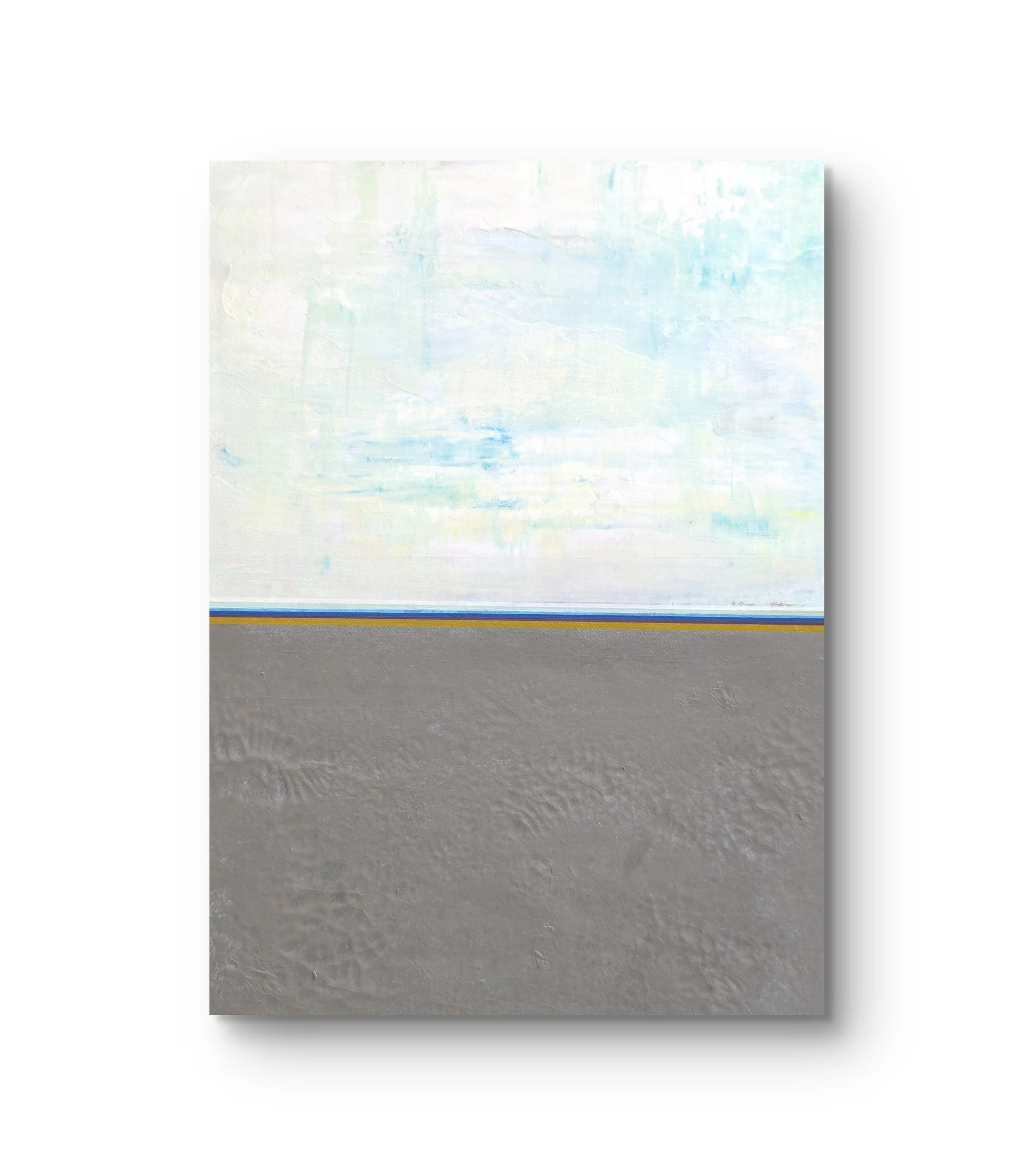 Between Sky and Memory. Mixed media acrylic on canvas. 12 x 16 - $700