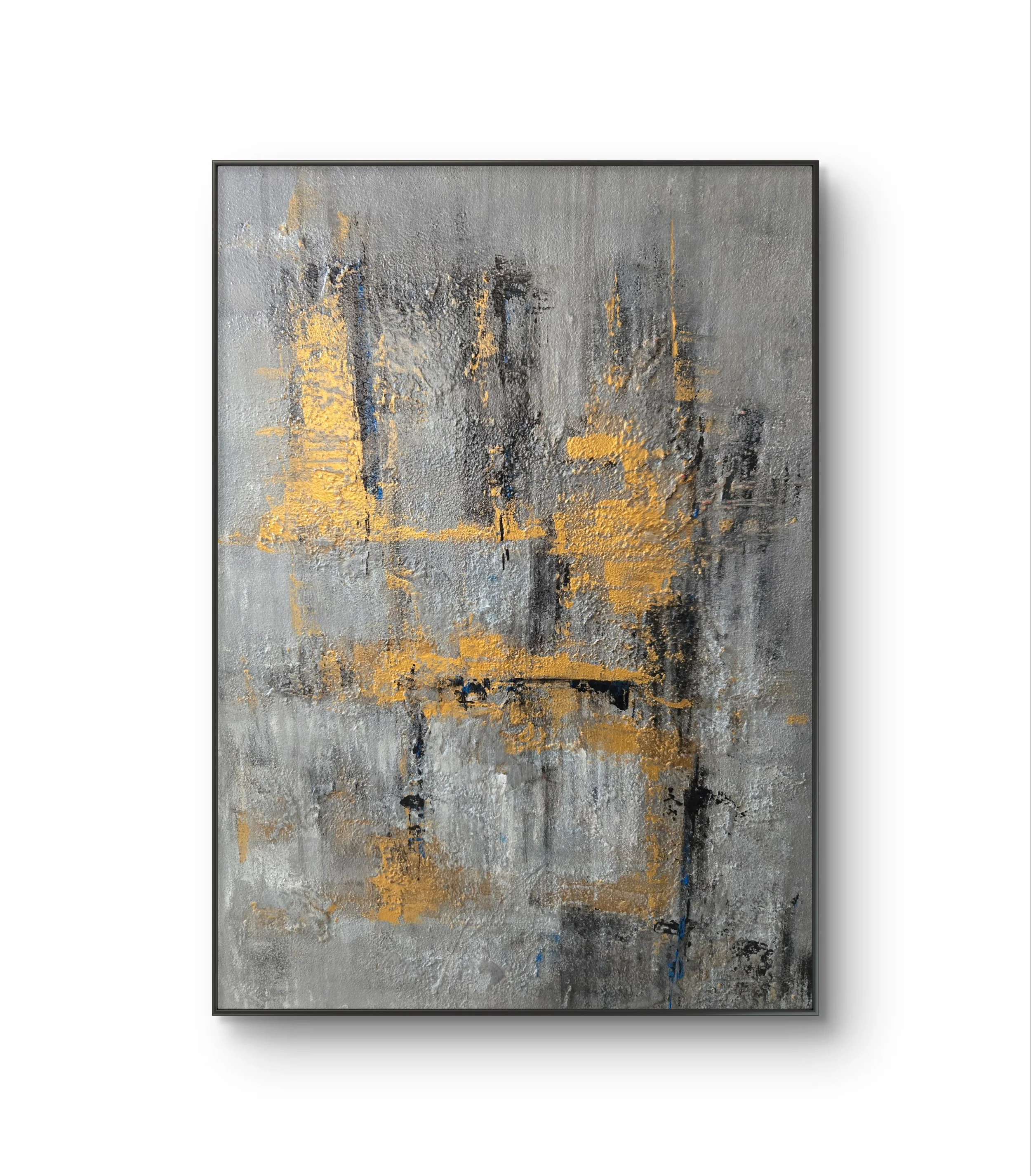 Gray Matter. Mixed media acrylic art on canvas
30H x 24W x 2D SOLD
