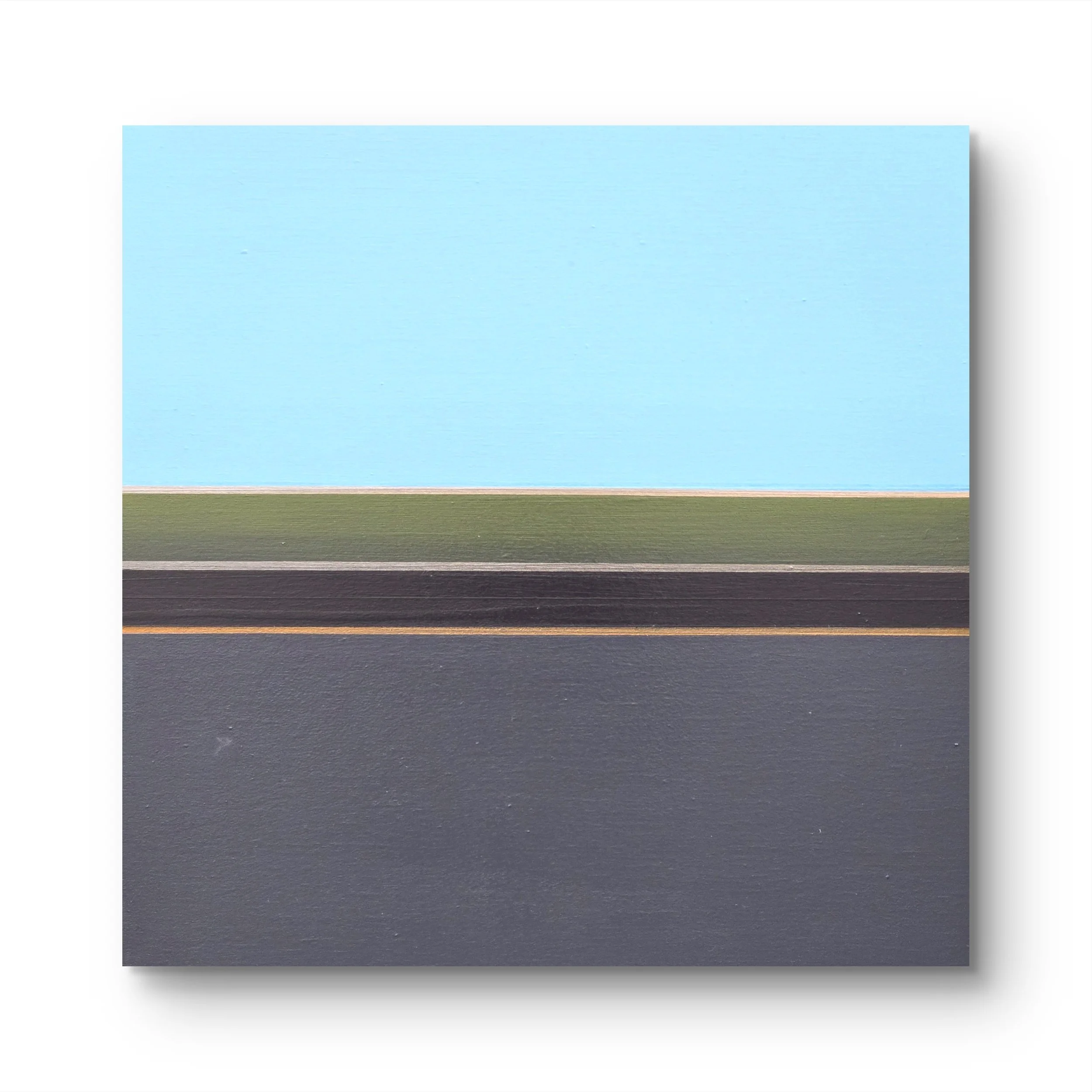 Silent Convergence. Acrylic on  wood. 
12 x 12 - $700