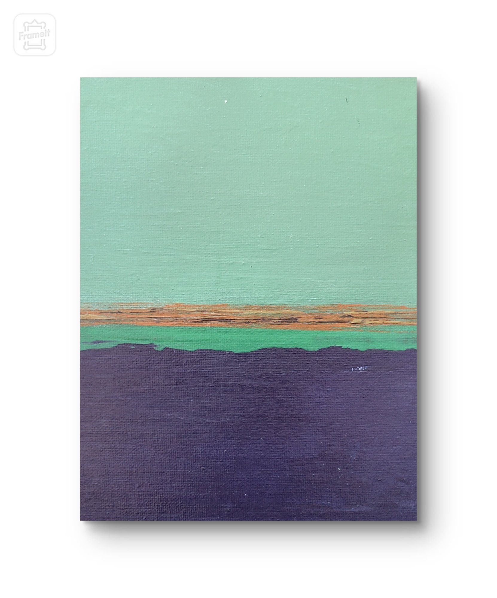 Green & Navy. Acrylic art on Canvas
12H x 12W x 2D  SOLD