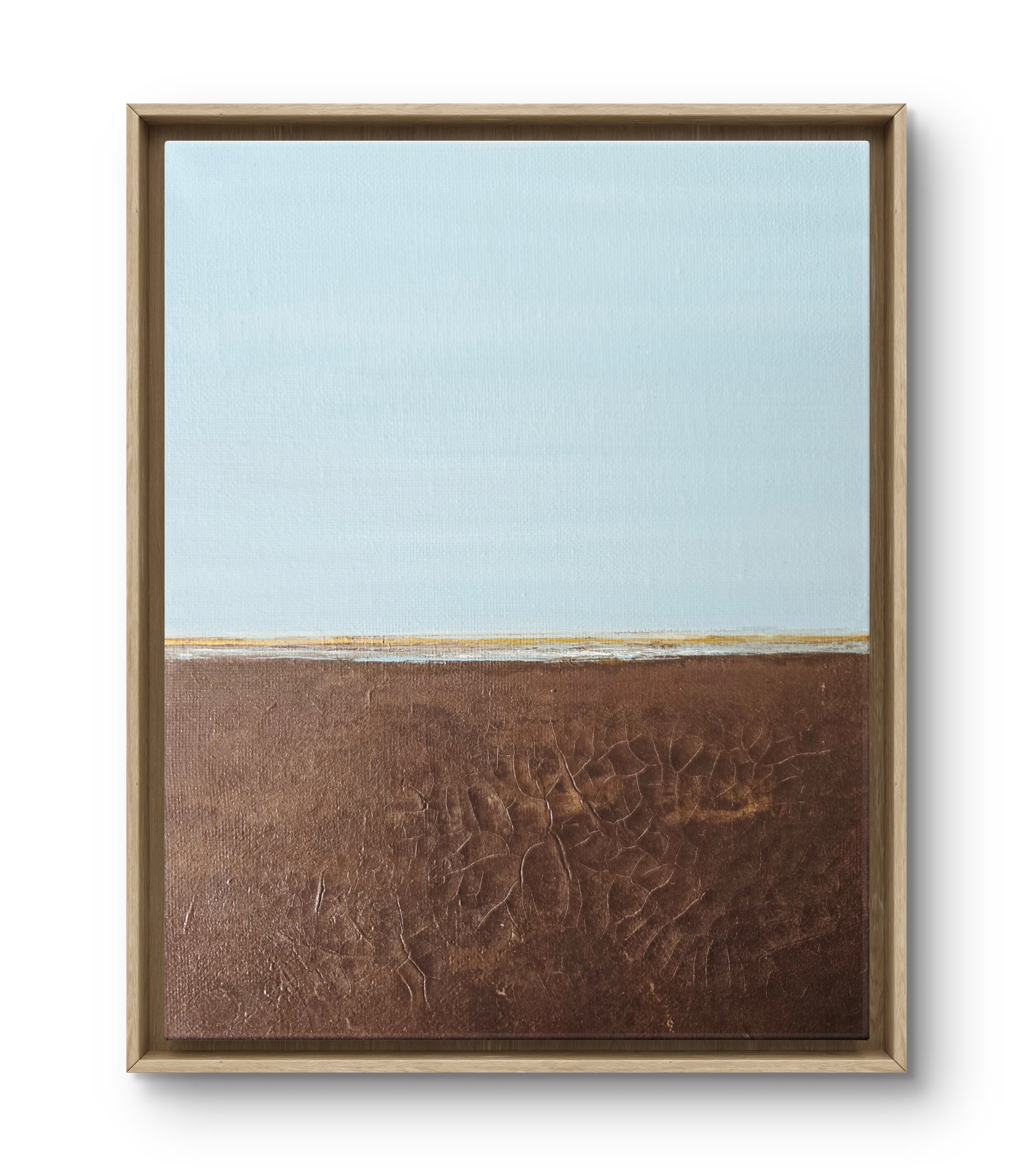 Drying of the Lake. Framed acrylic on canvas. 
11.5 x 9.5   
SOLD