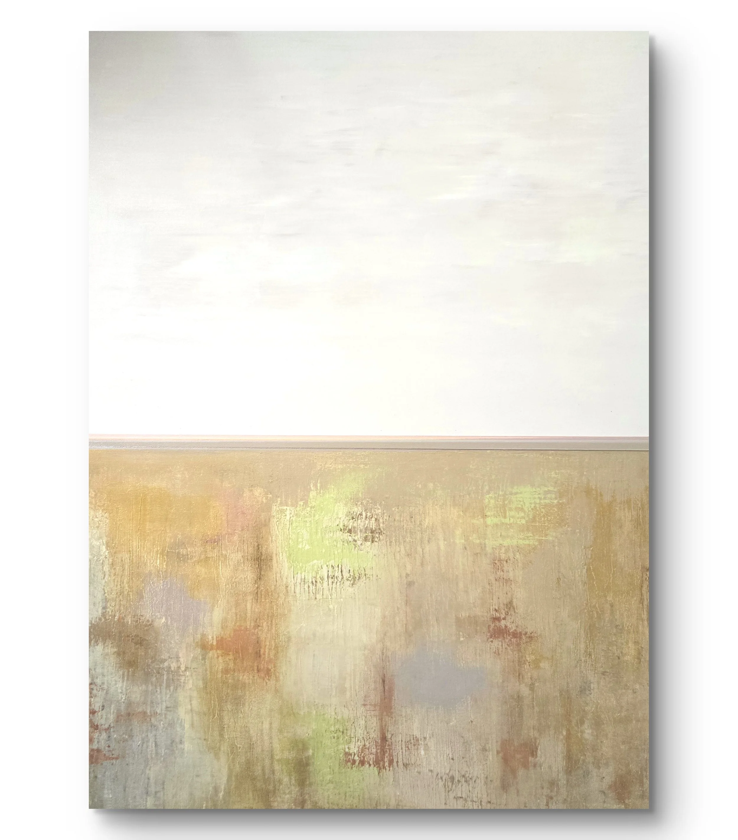  Edge of Quiet. Mixed media acrylic on canvas.      40 x 30 -  $2000 