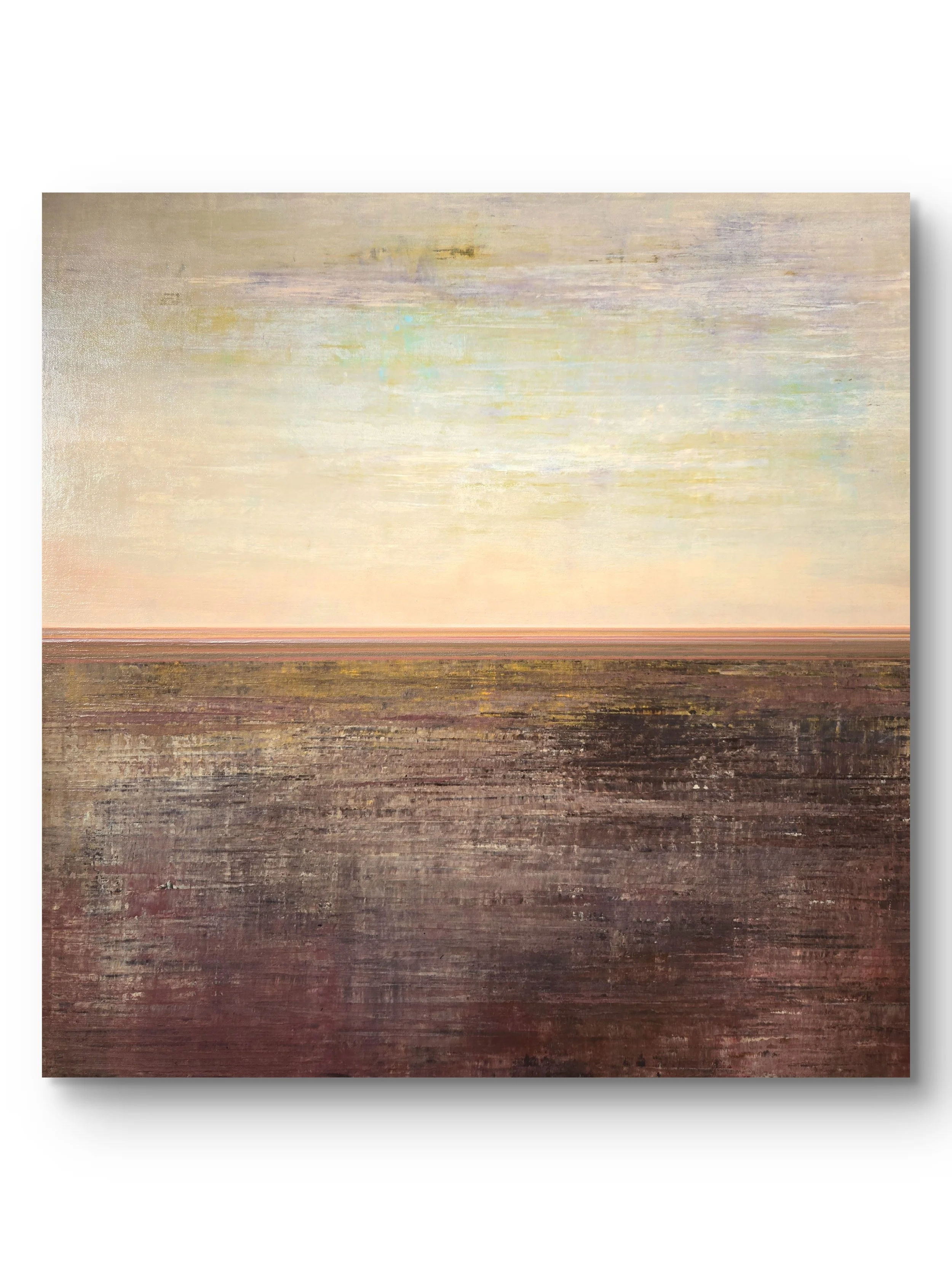 Light at the End of Day. Mixed media acrylic on canvas. 36 x 36 - $2500