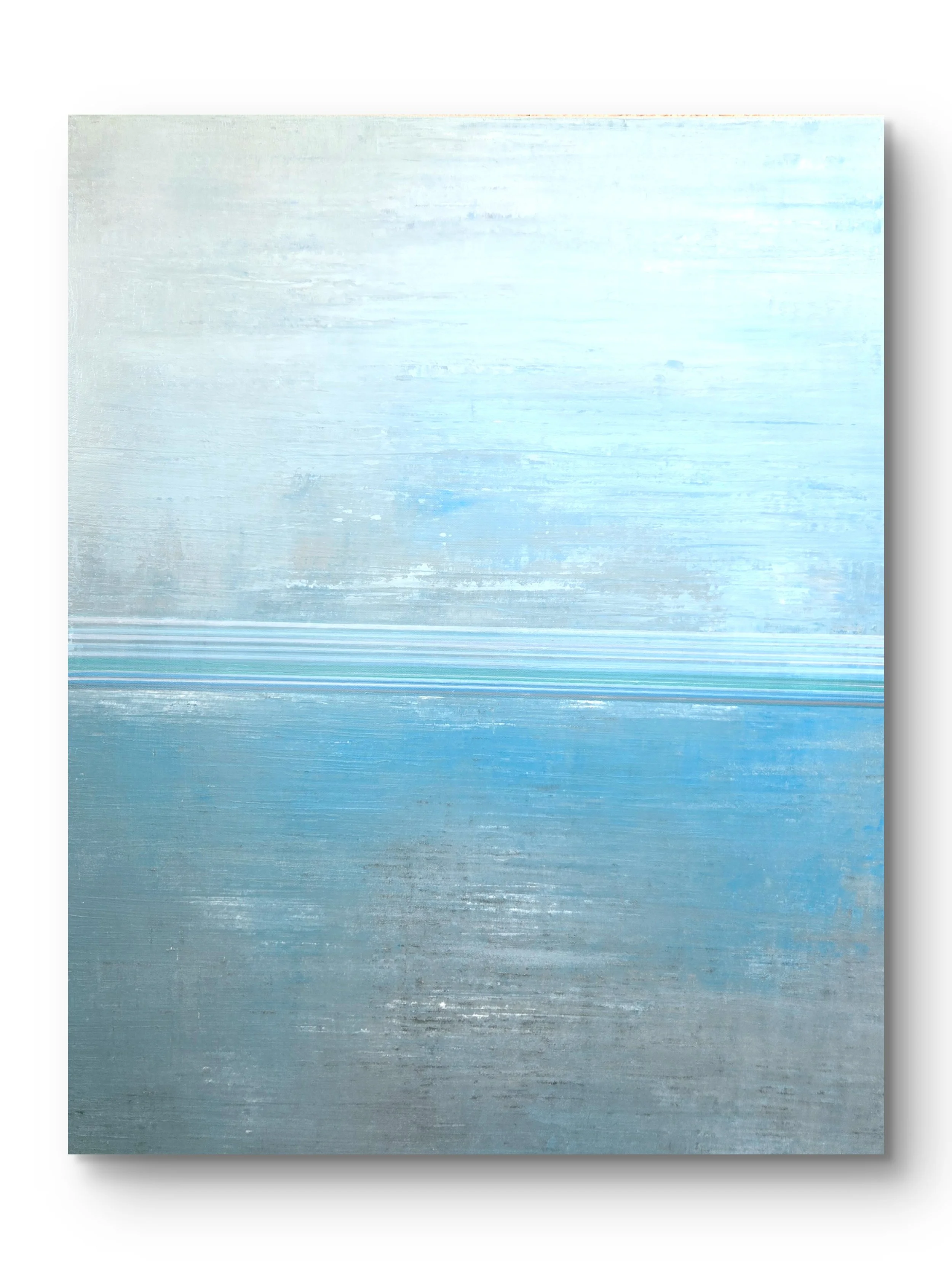 A Place Between Sky and Sea. Mixed media acrylic on canvas. 30 x 24 -  $1500
