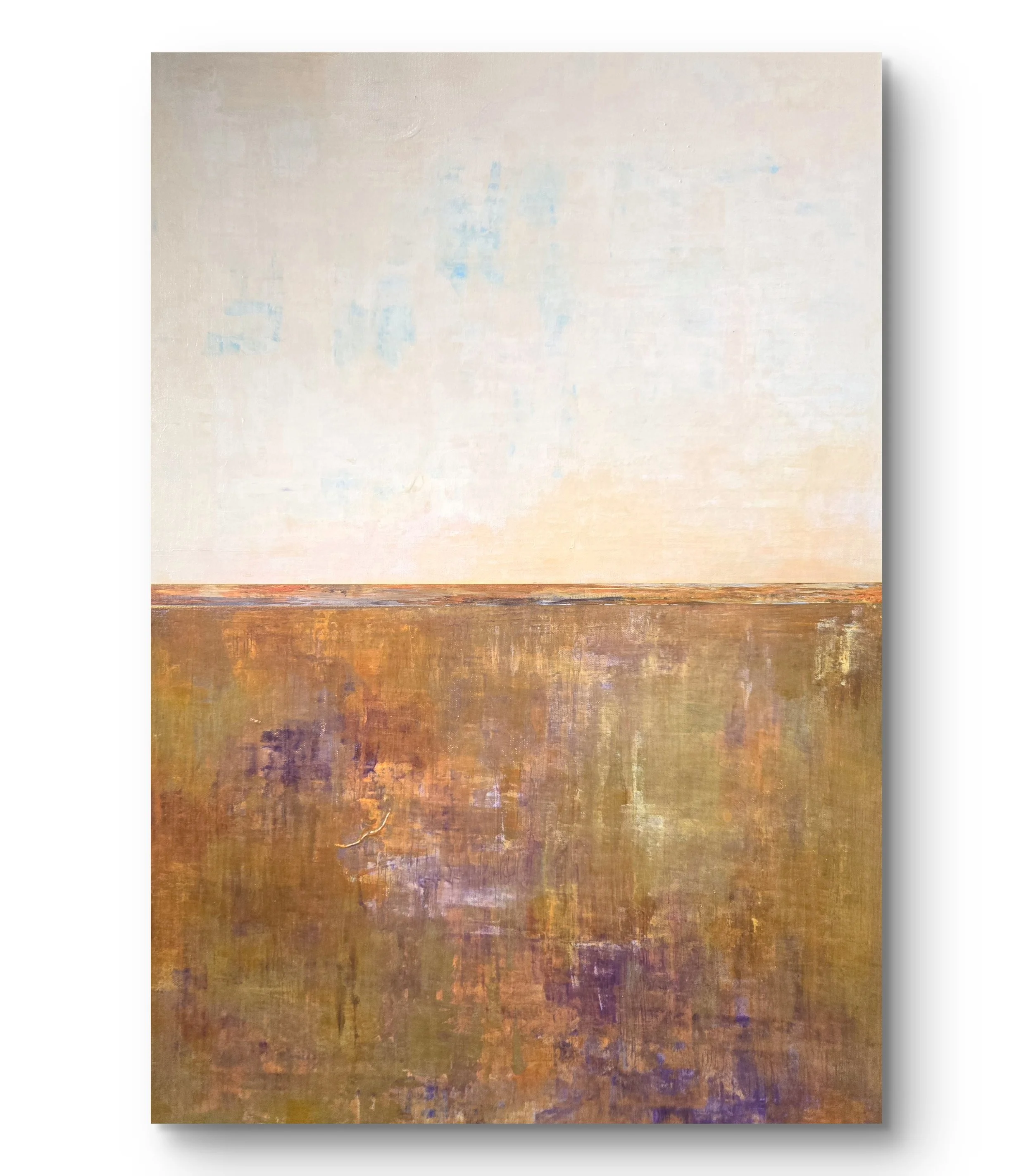 The Long Western Sunset. Mixed media acrylic on canvas.  36 x 24 -  $1800