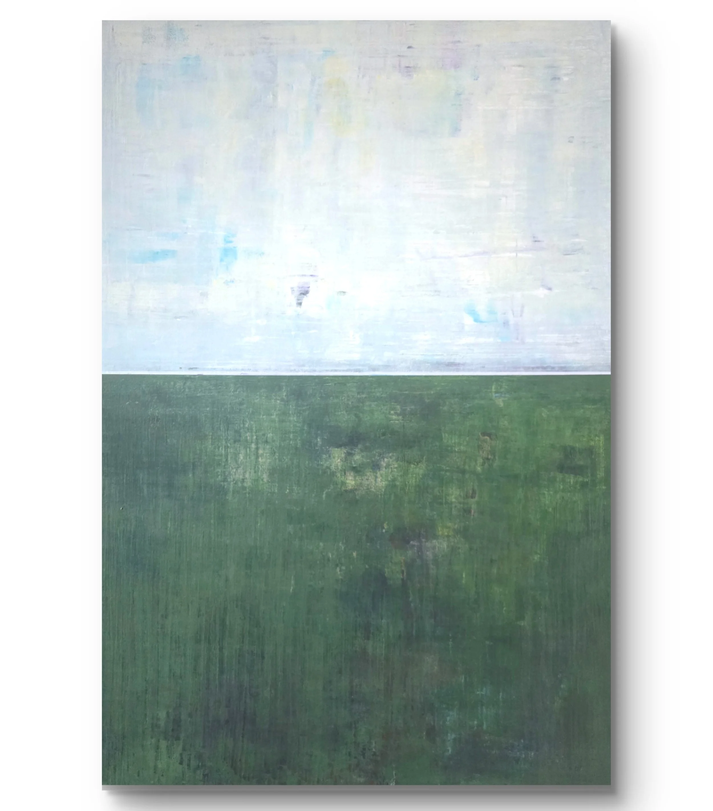 Spring Across the Open Plain. Mixed media acrylic on canvas. 36 x 24 -  $1800