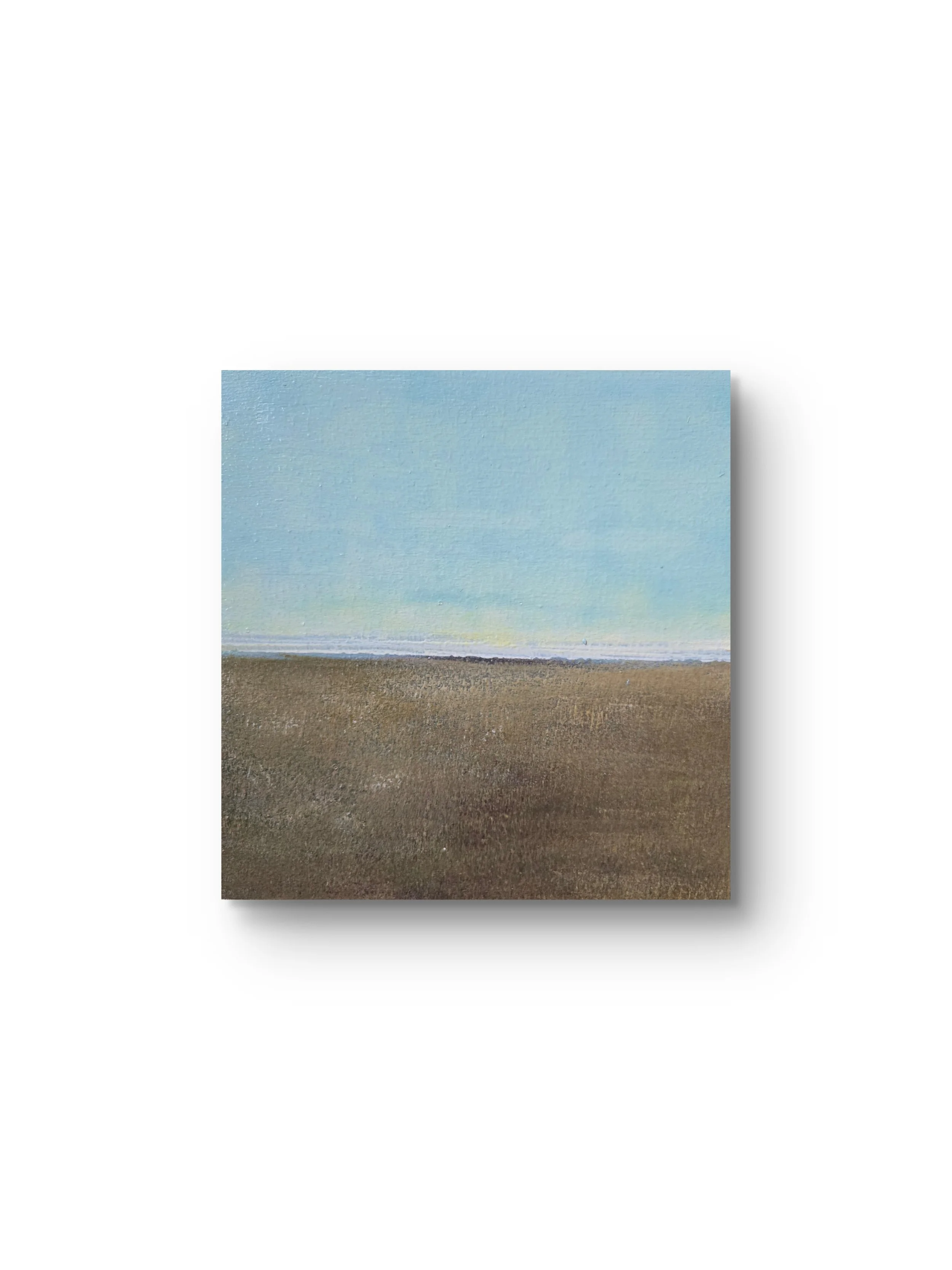 Earth Breathing Light. Acrylic on wood. 6H x 6W SOLD