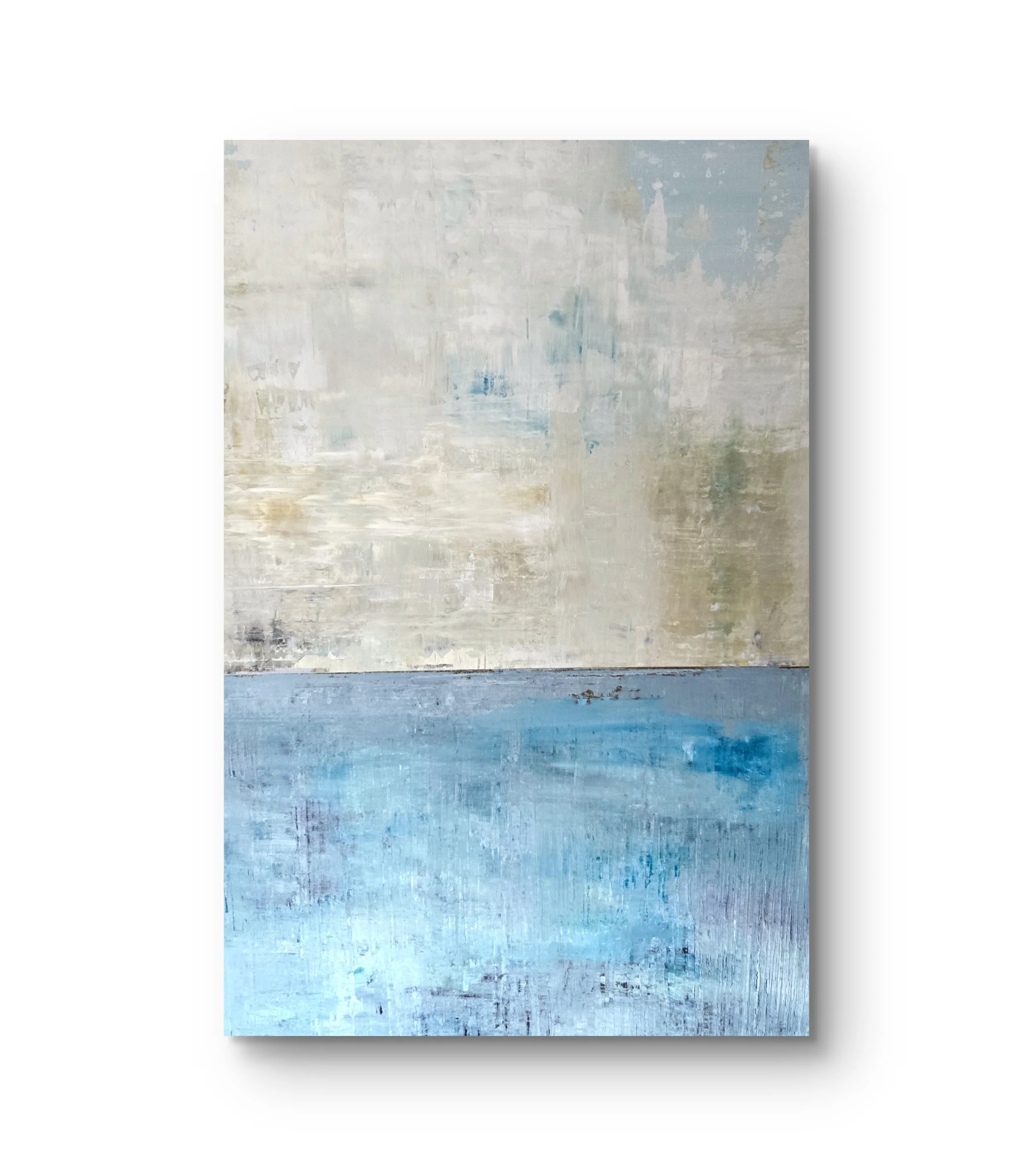 When Nature Leads. Mixed media acrylic on canvas.  36 x 24 -  SOLD