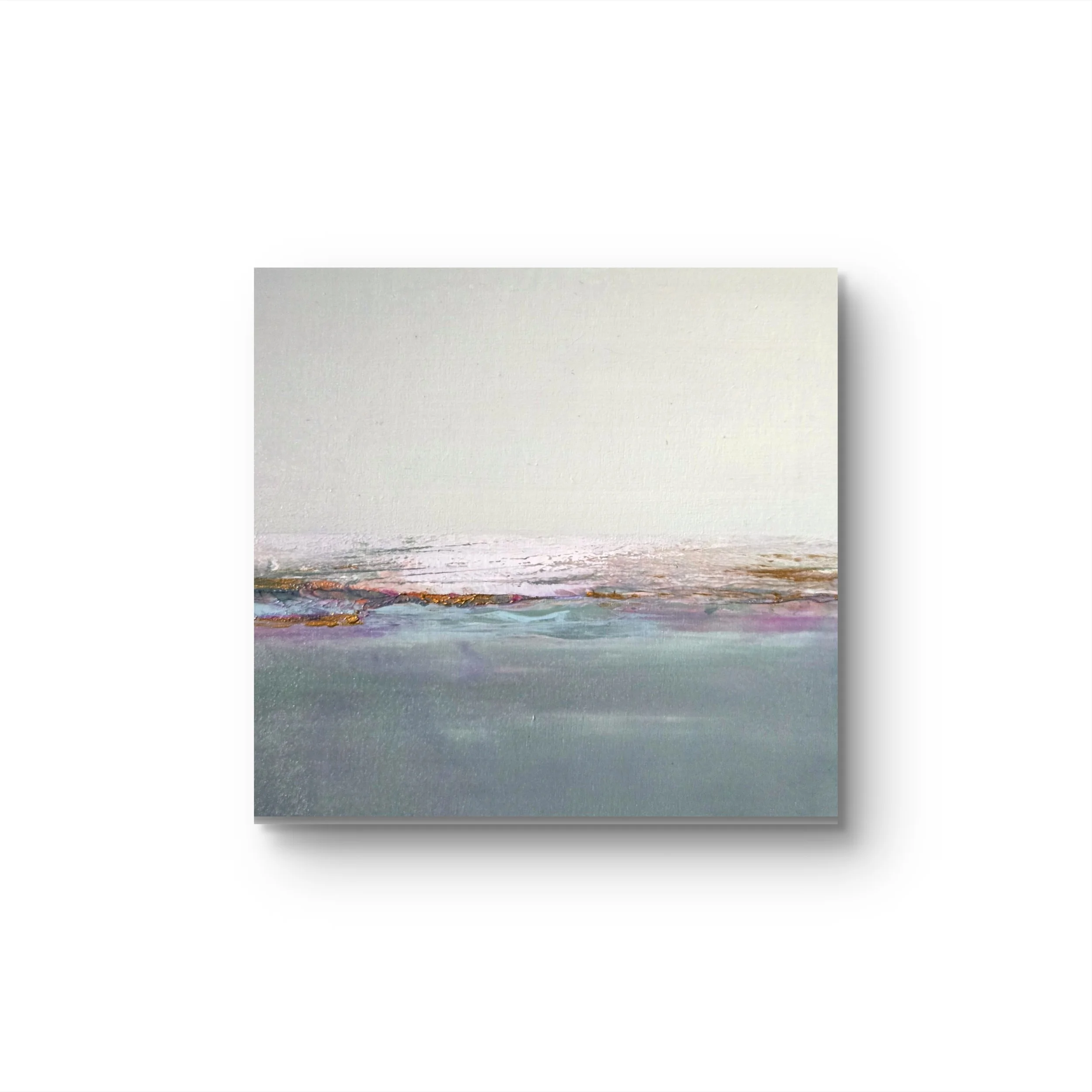 Waves. Acrylic on wood. 6H x 6W SOLD