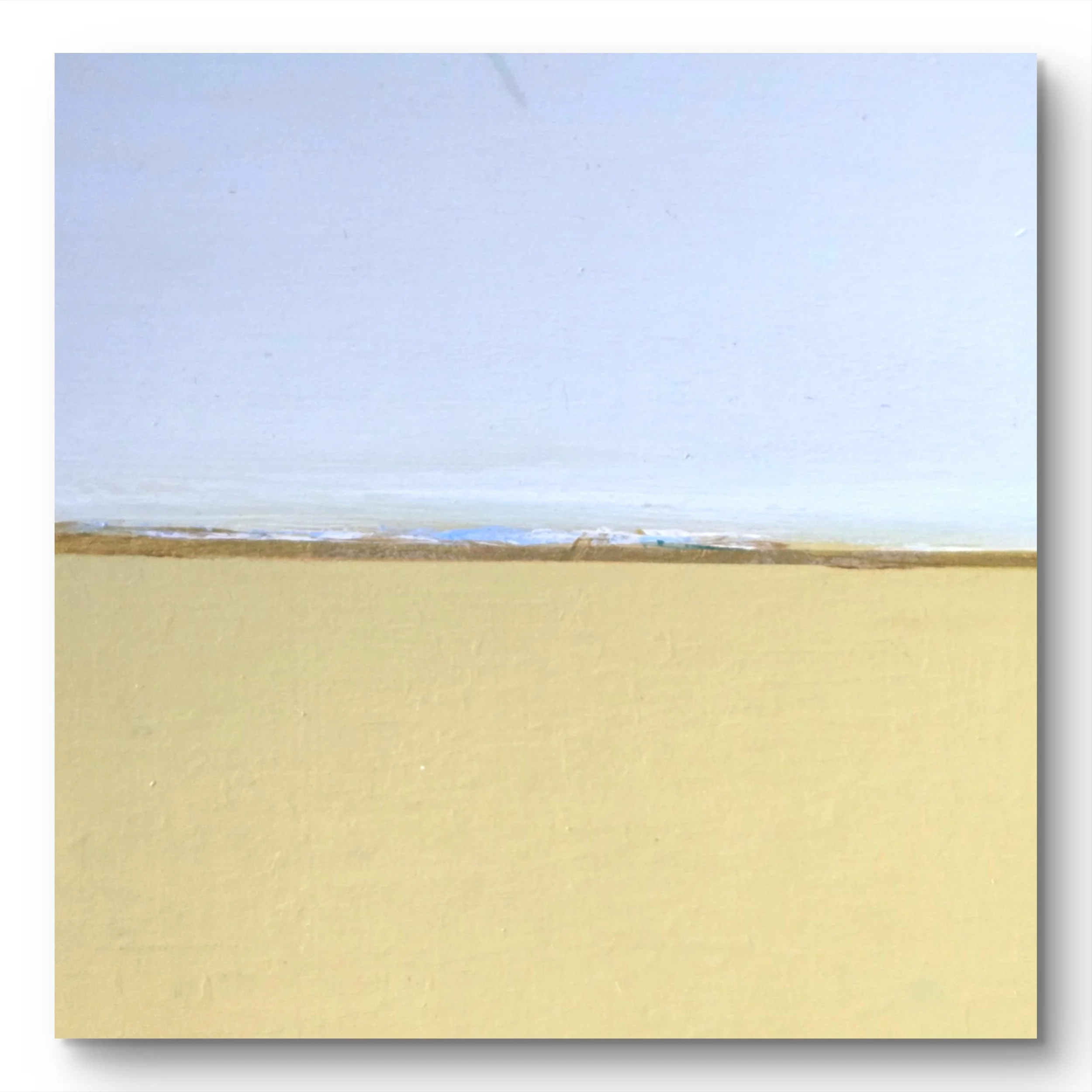 Near & Far. Mixed media acrylic art canvas.  36 x 36 - SOLD