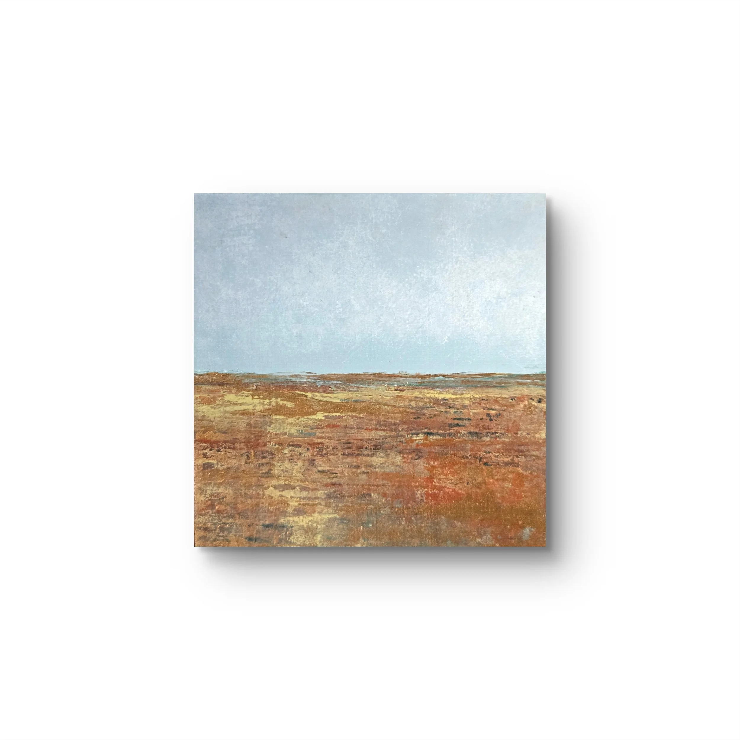 Fields. Acrylic on wood. 6H x 6W SOLD