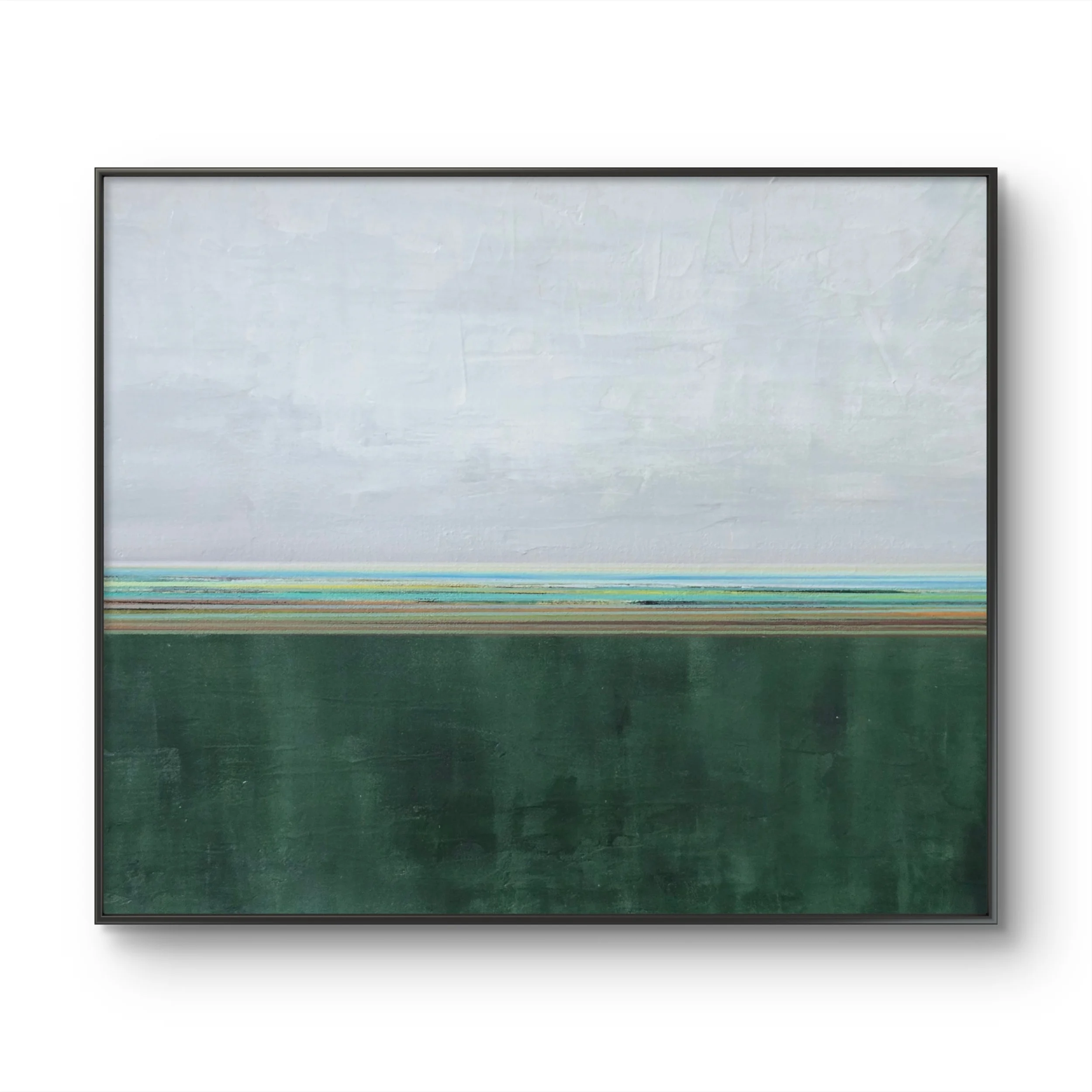 Cascade of Colors. Framed acrylic on canvas. 21 x 17 - $800