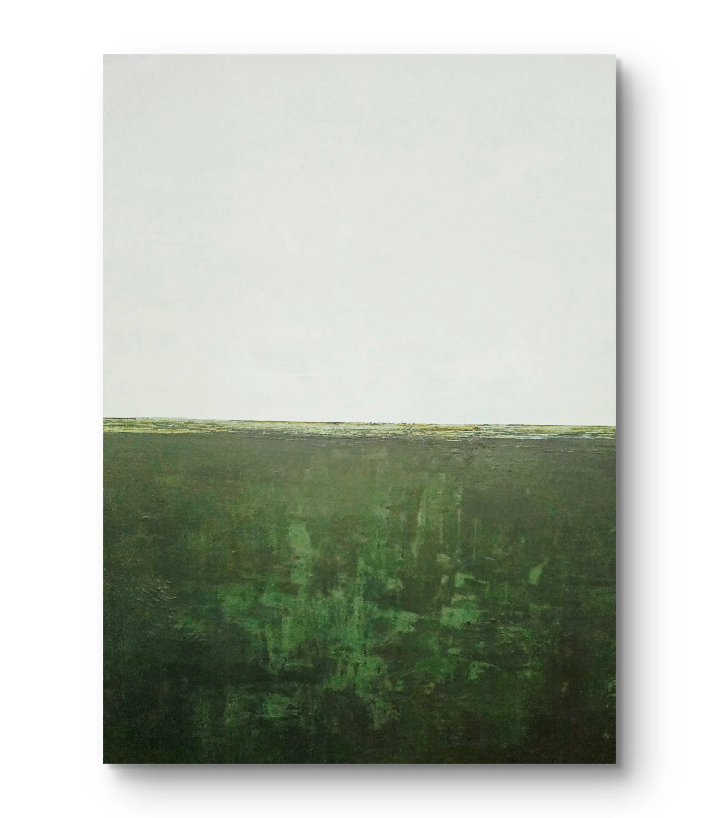 Fields of Memory. Mixed media acrylic on canvas.  36 x 48 - SOLD