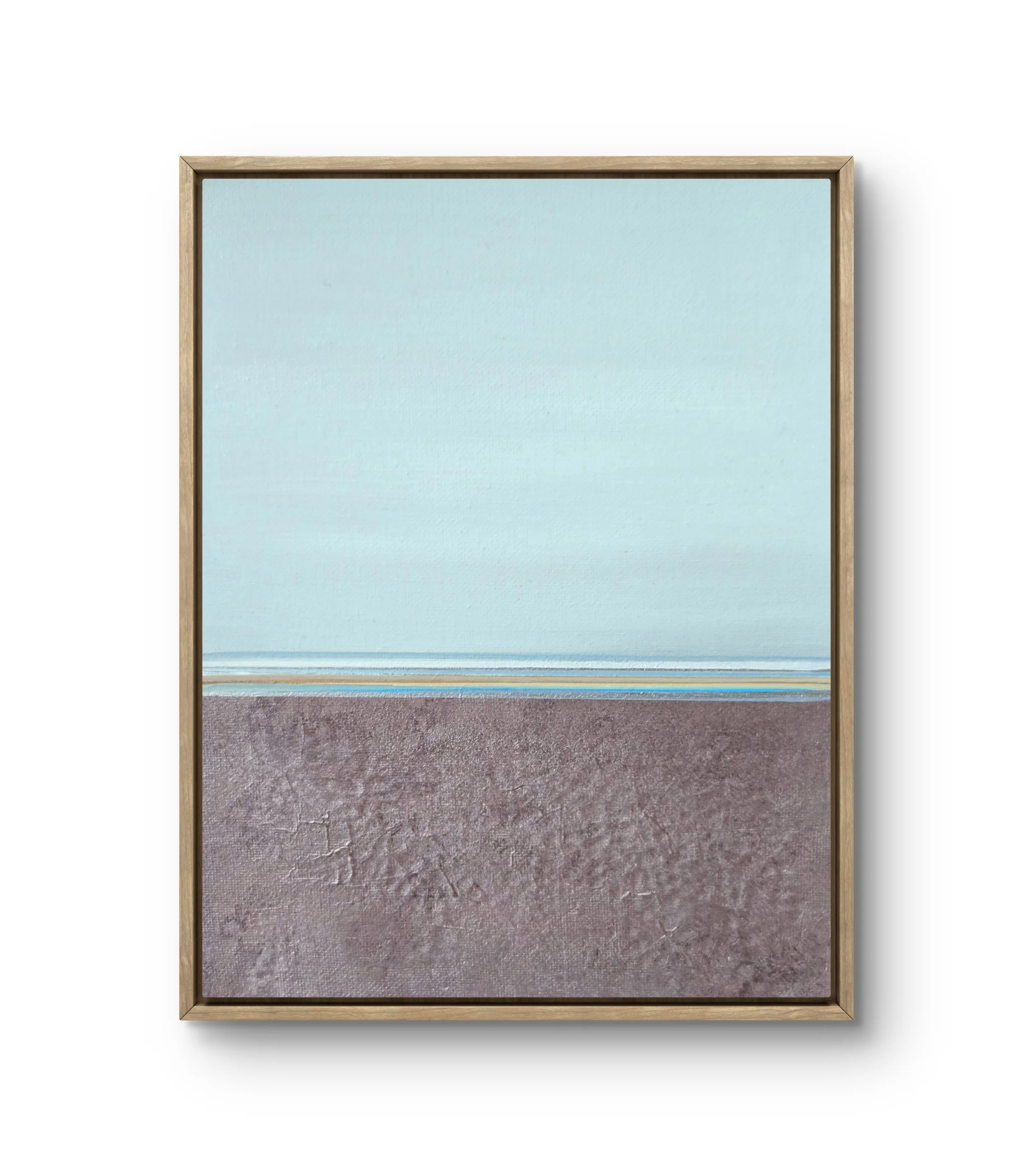 The Thirst of the Lake. Framed acrylic on canvas. 11.5 x 9.5 - $500