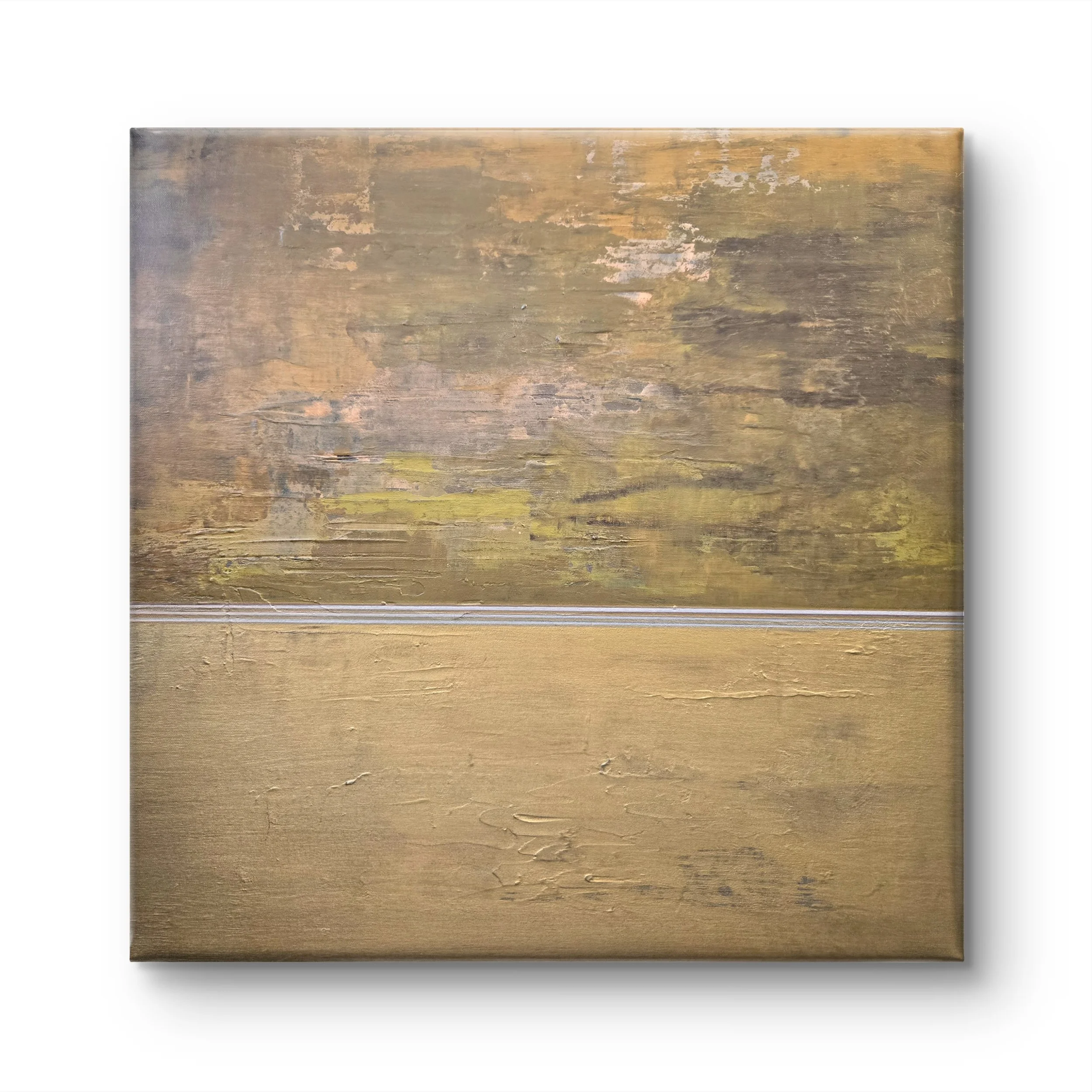 Golden Field. Mixed media acrylic on canvas. 24 x 24 - $1500