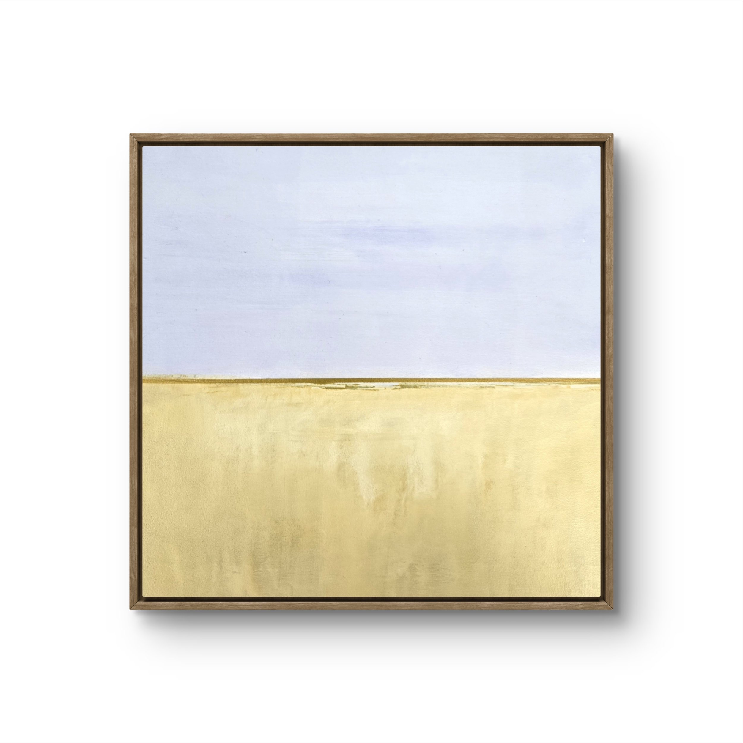 Fields of Memory. Framed mixed media on wood. 13 x 13 - $700