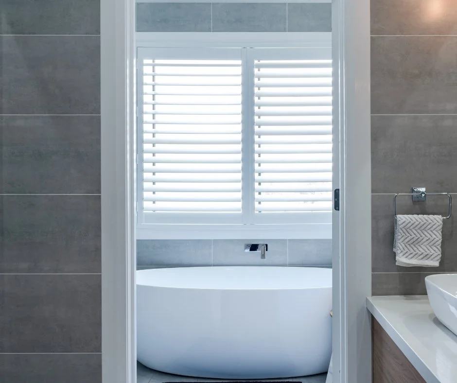 Stunning from start to finish! We built our client a seperate room for their bath, we love this idea and how it simultaneously brings privacy and relaxation.