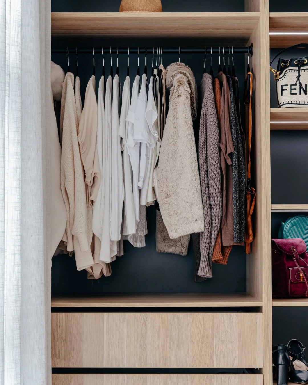 The epitome of luxury. A custom walk-in wardrobe.⁠
⁠
We loved creating this space for our client. As custom builders we're able to configure spaces like these to suit the way you live.⁠
⁠
⁠
Custom is what we do best! Get in contact with us today to s
