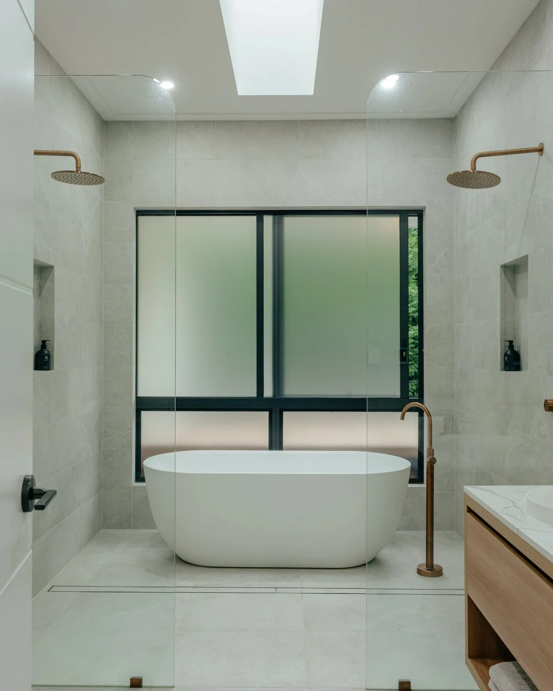 Expansive, light-filled and beautifully tranquil, designed to make our client feel like they're stepping into a luxury resort every single day.⁠
⁠
Imagine a home designed around your life, not a standard plan. We create spaces that feel personal, con