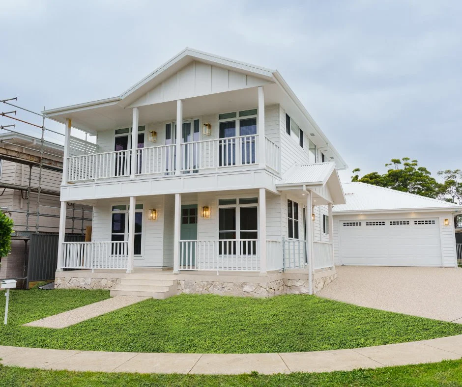 One of our clients favourite features of their new home was the exterior. ⁠
⁠
It perfectly captures the coastal-hamptons style while feeling like home. ⁠
⁠
We're so excited for our clients to fill their home with their belongings and memories!⁠
⁠
⁠
R