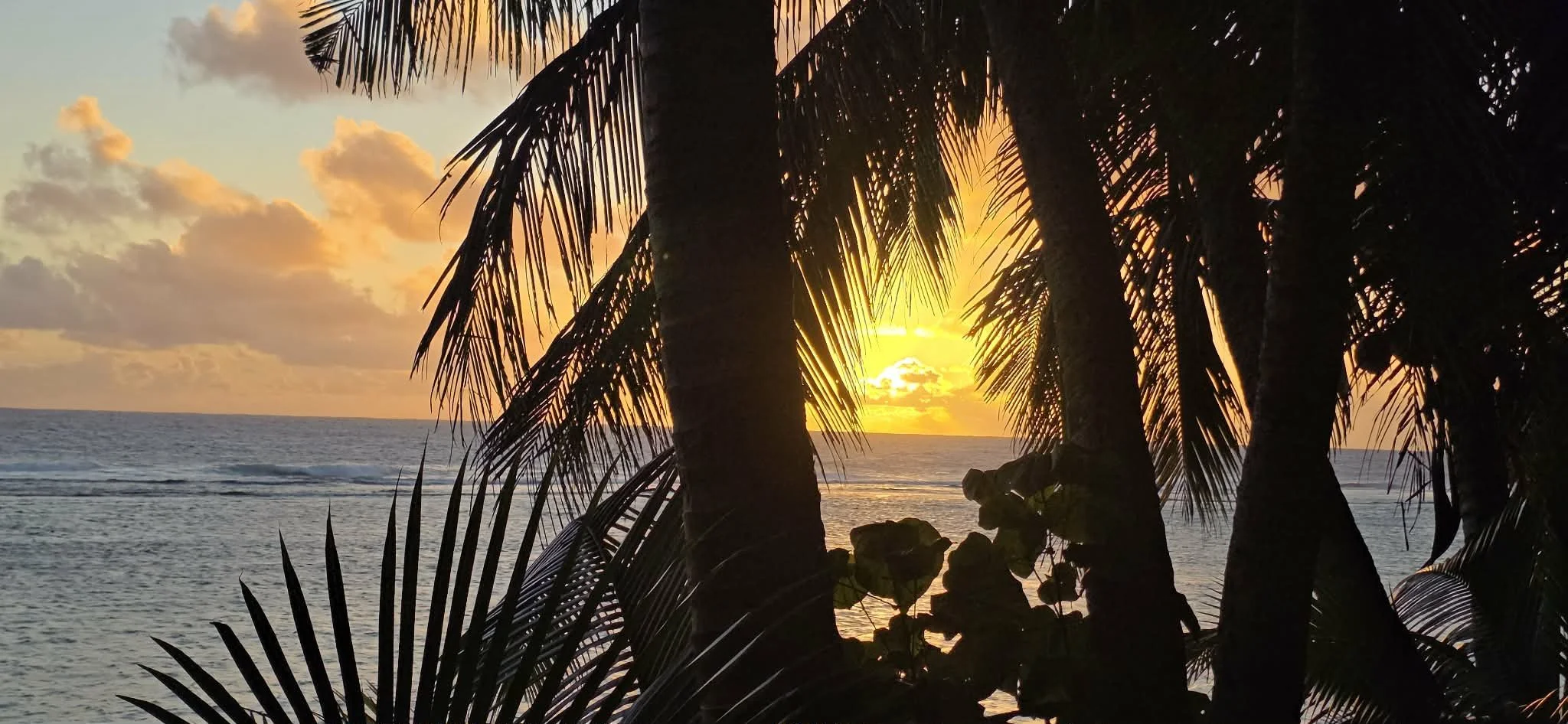 another stunning sunset on the beach of Coral Sands