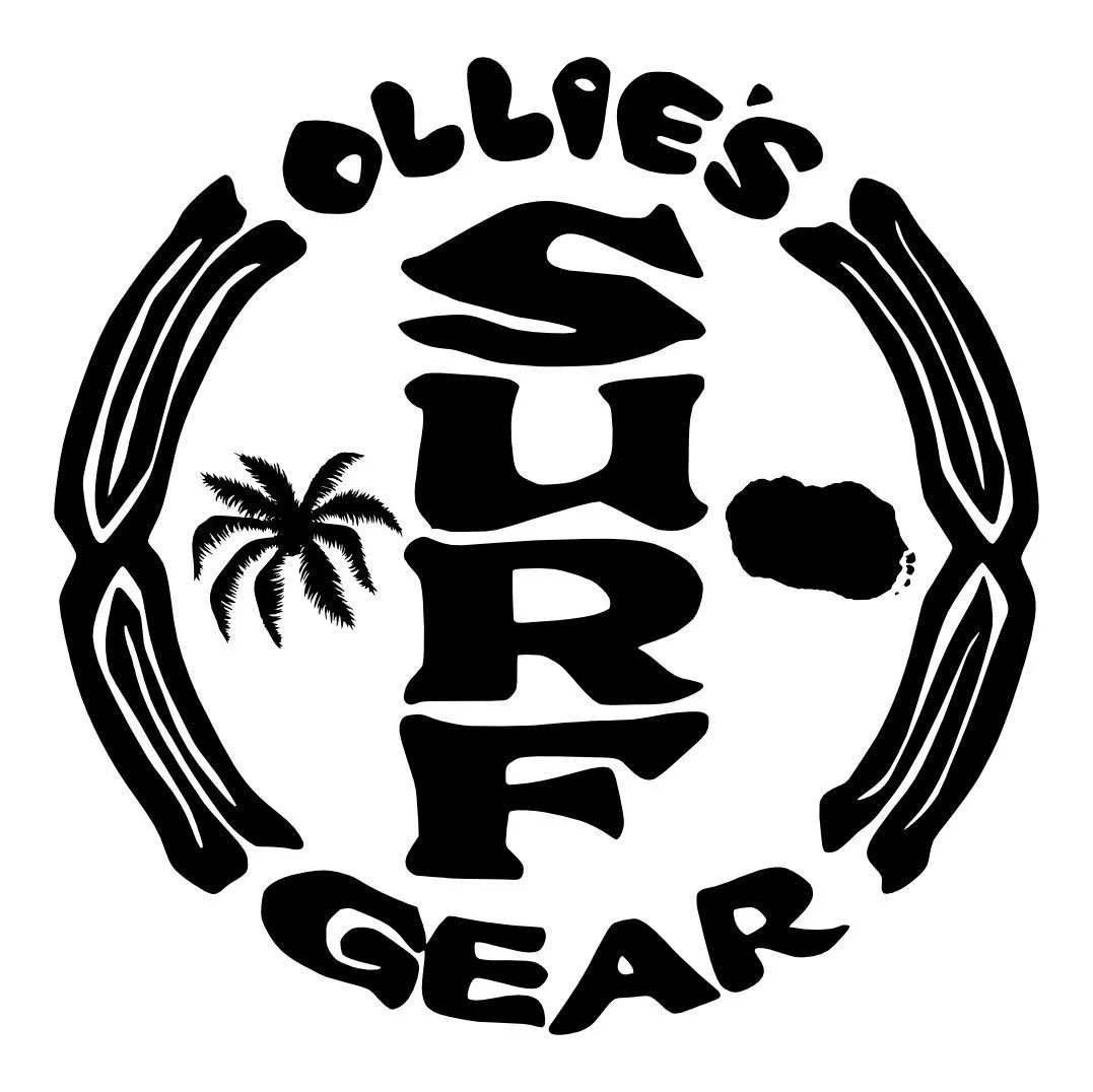 Surf clothing and beachwear available at Ollie's Surf Gear in Rarotonga.