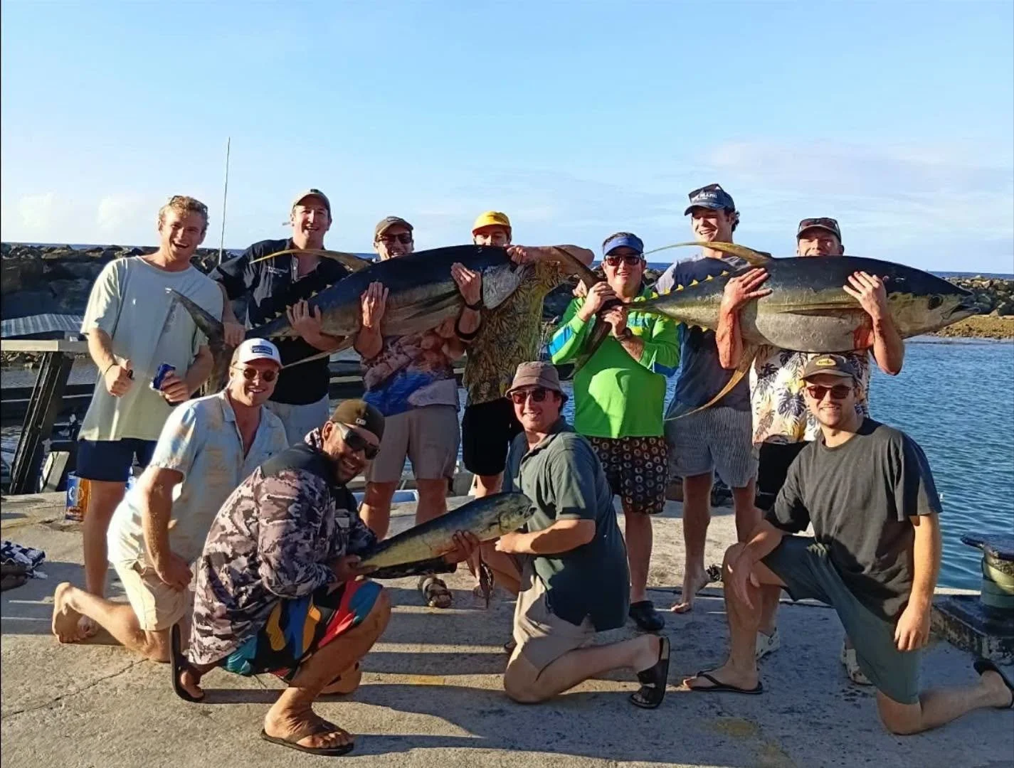 Raro Fishing Charters exploring the waters of Rarotonga.