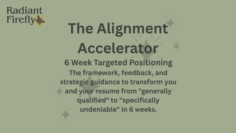 The Alignment Accelerator - Walk away with a clear action plan and the confidence that you're finally moving in the right direction.