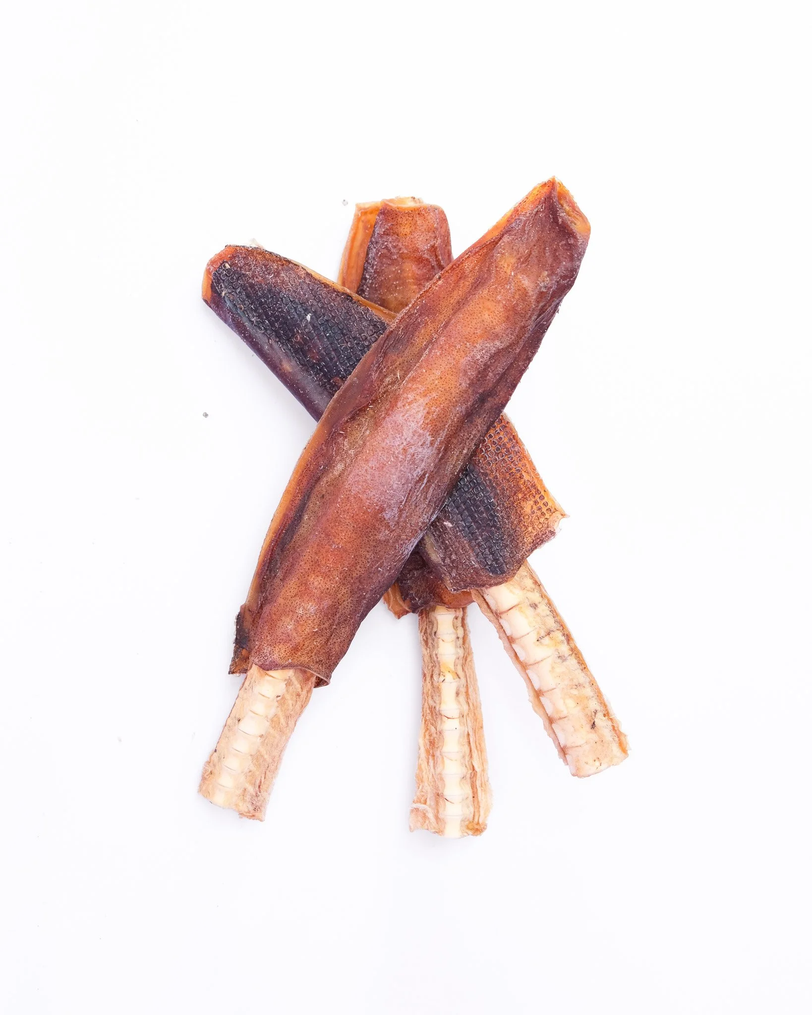 Seafood drumsticks lying on a table