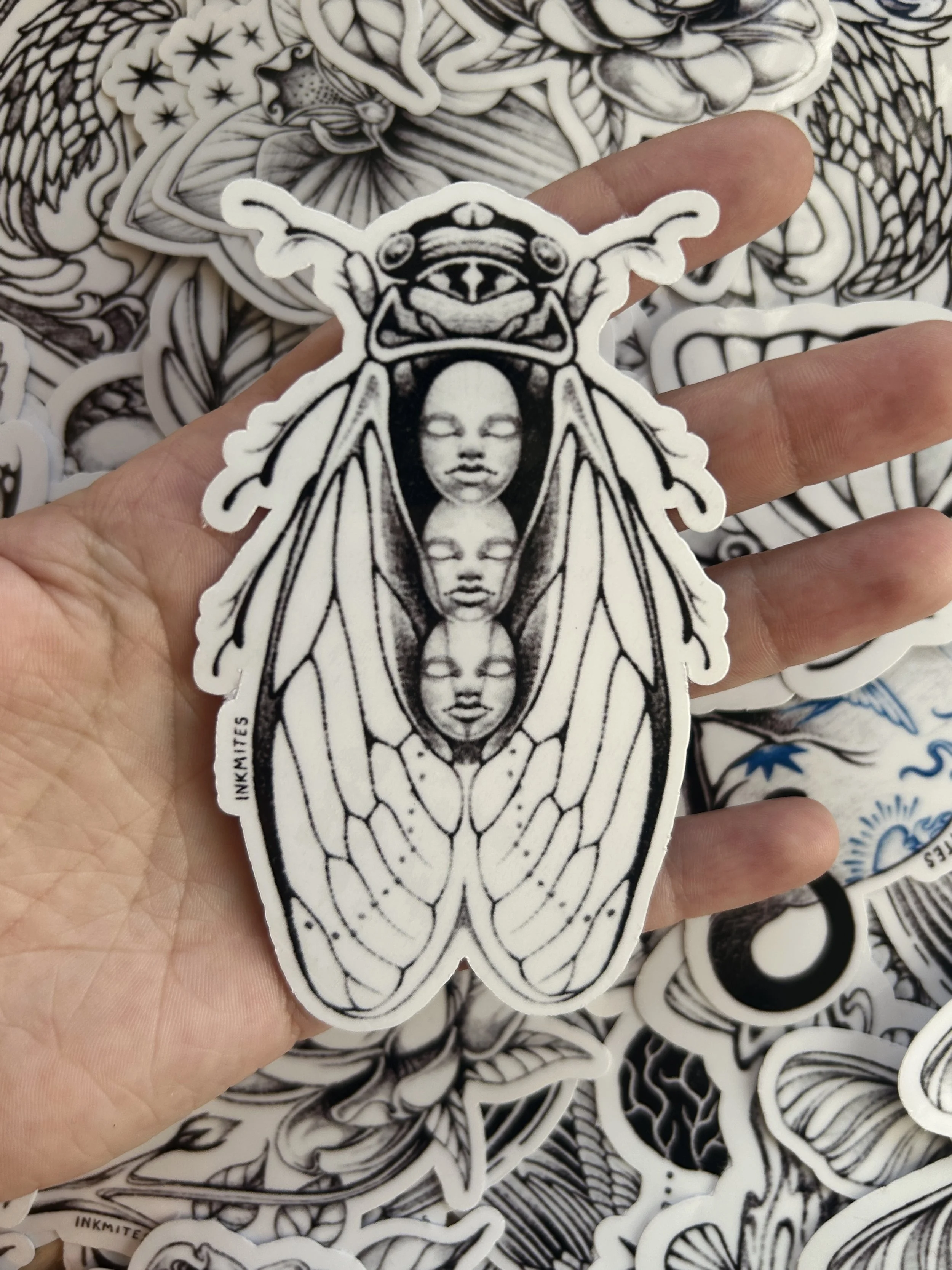 Sentient Cicada Sticker
