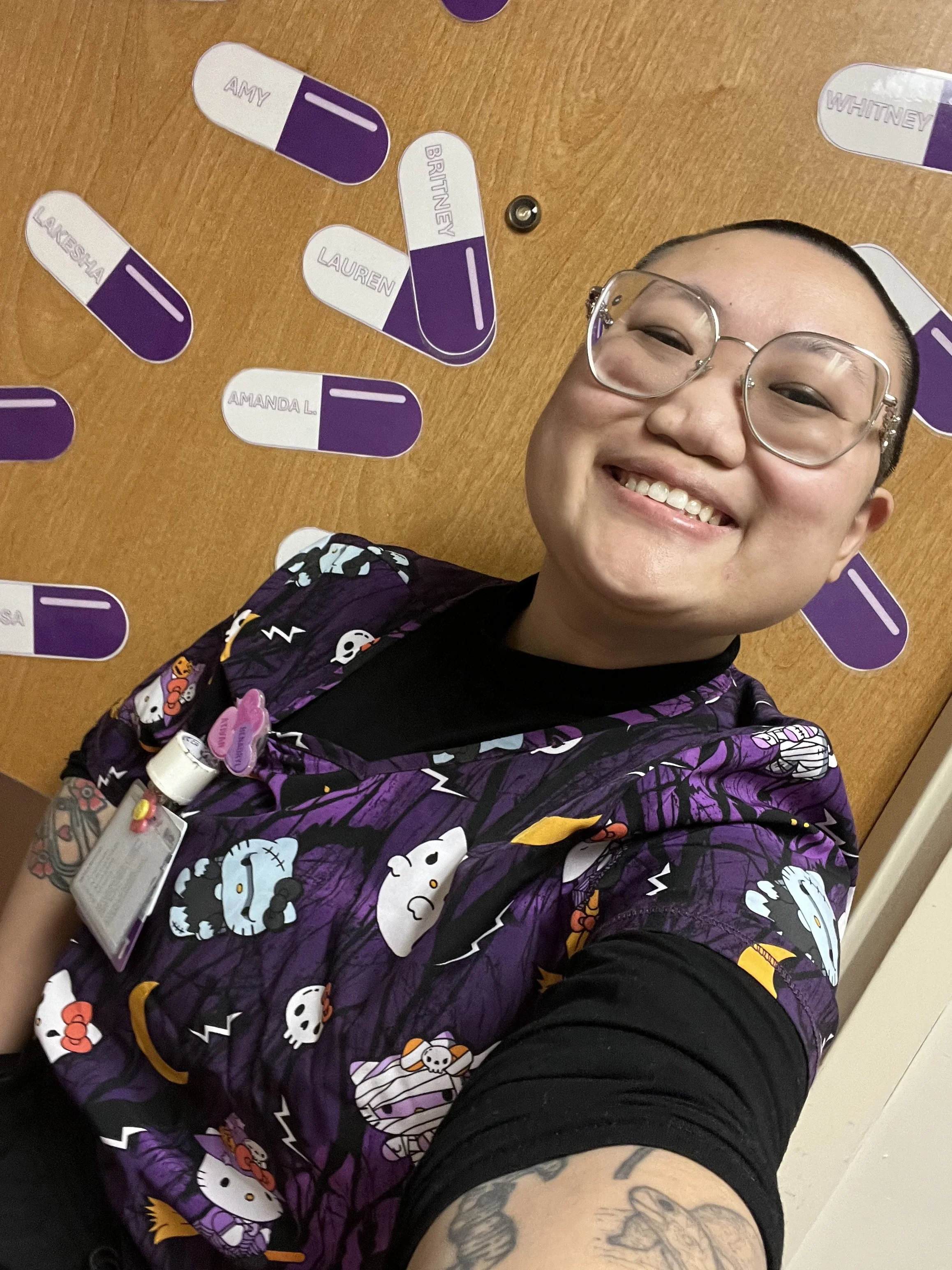 Halloween scrubs :) 