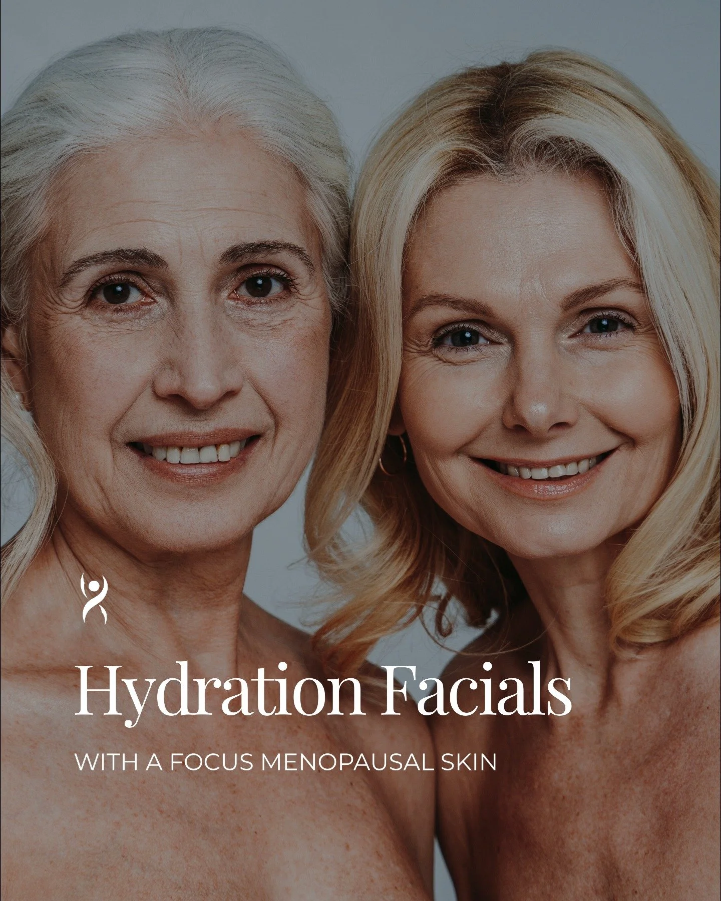 As oestrogen levels decline during menopause, the skin often becomes drier, thinner and more prone to redness and sensitivity.

Our customised hydration facials may help by:
 &bull; Supporting moisture retention
 &bull; Soothing irritated or inflamed