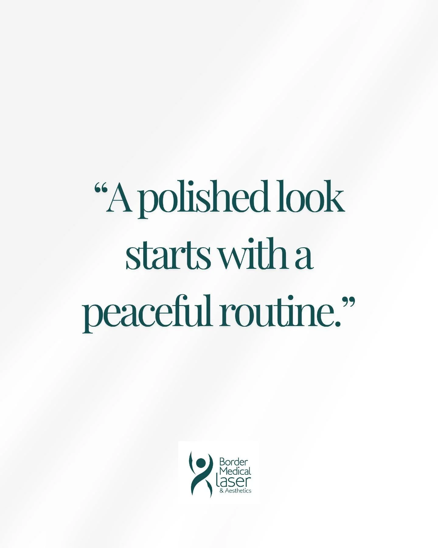 &ldquo;A polished look starts with a peaceful routine.&rdquo; - By this we mean keeping the lead-up simple: small, steady habits and, if appropriate, one or two in-clinic options that suit you. 

It&rsquo;s not about doing everything; it&rsquo;s abou